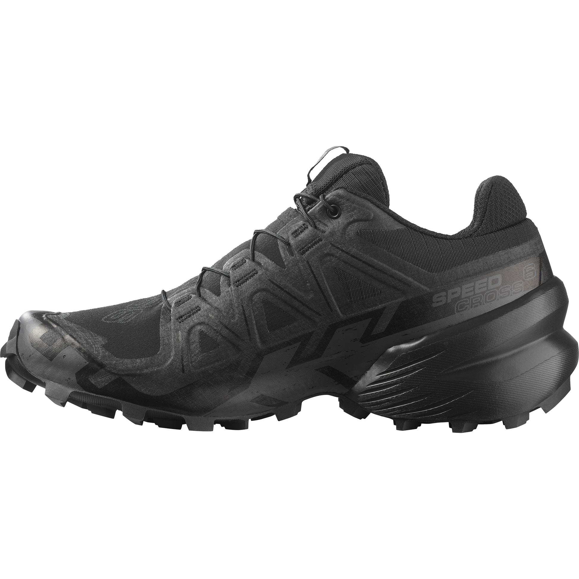Salomon Speedcross 6 Women product view 3 — Black / Black / Phantom