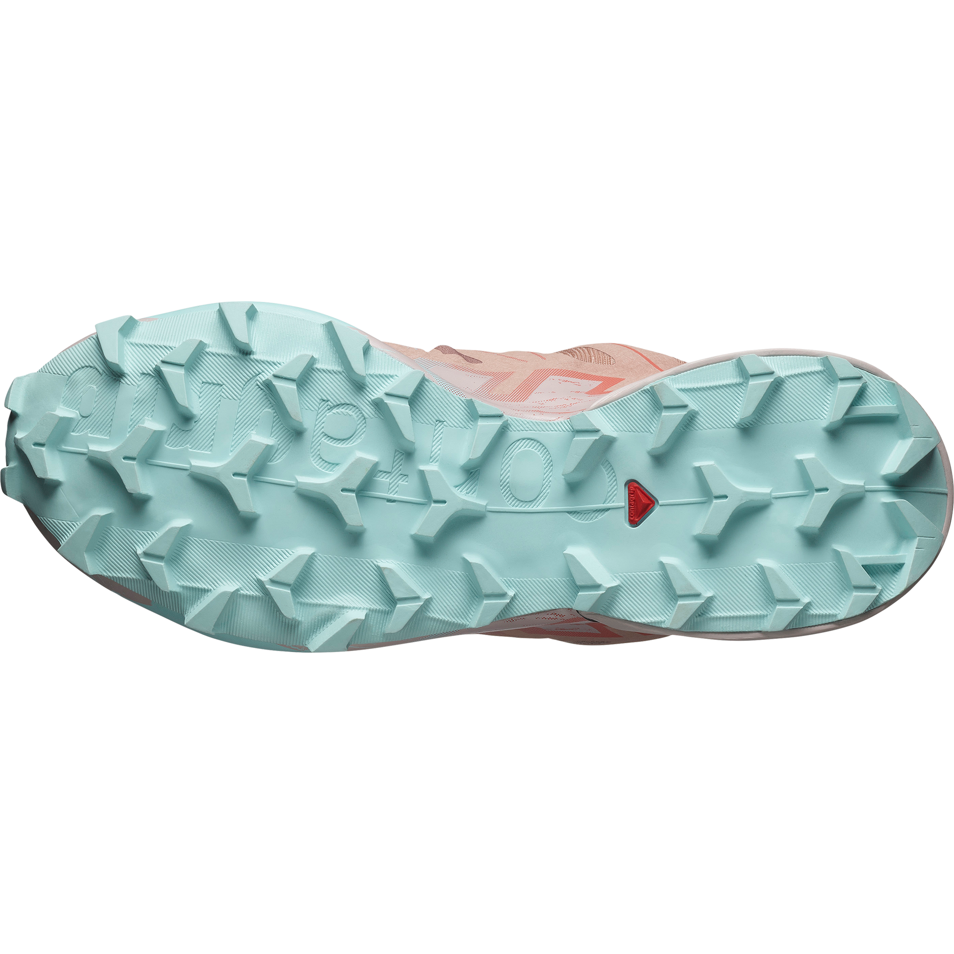 Salomon Speedcross 6 Women product view 5 — Mahogany Rose / Hushed Violet / Iced Aqua