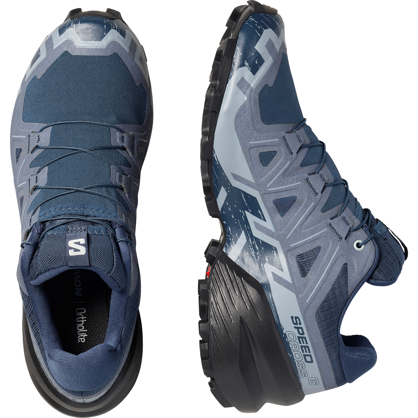 Salomon Speedcross 6 Women product view 2 — Spellbound / Black / Tradewinds