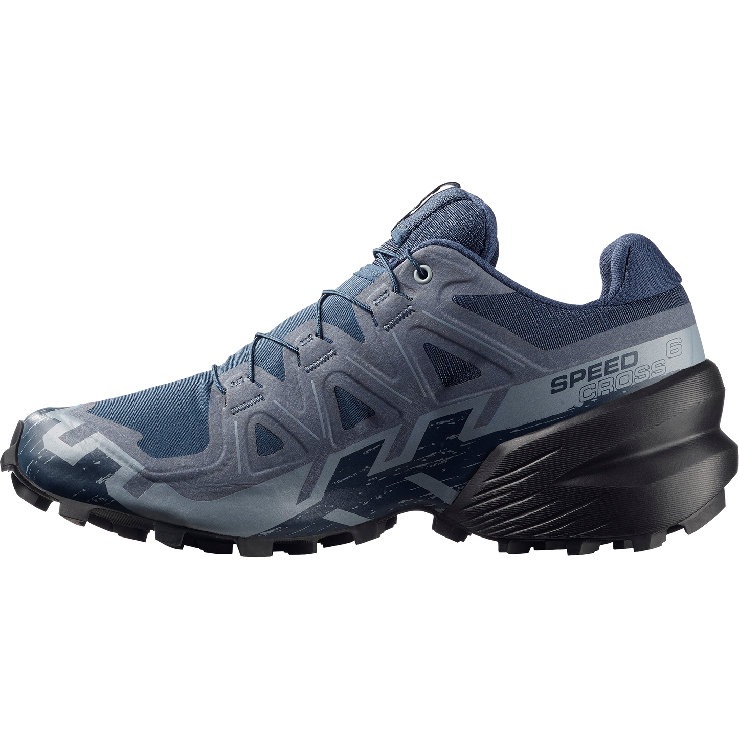Salomon Speedcross 6 Women product view 3 — Spellbound / Black / Tradewinds
