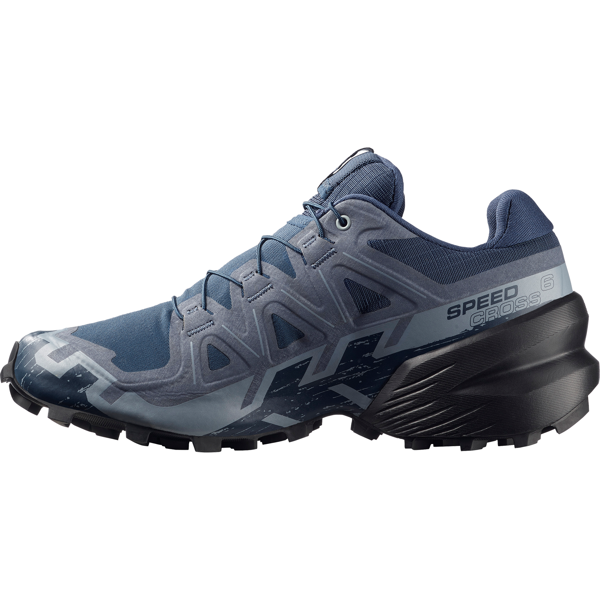 Salomon Speedcross 6 Women product view 3 — Spellbound / Black / Tradewinds