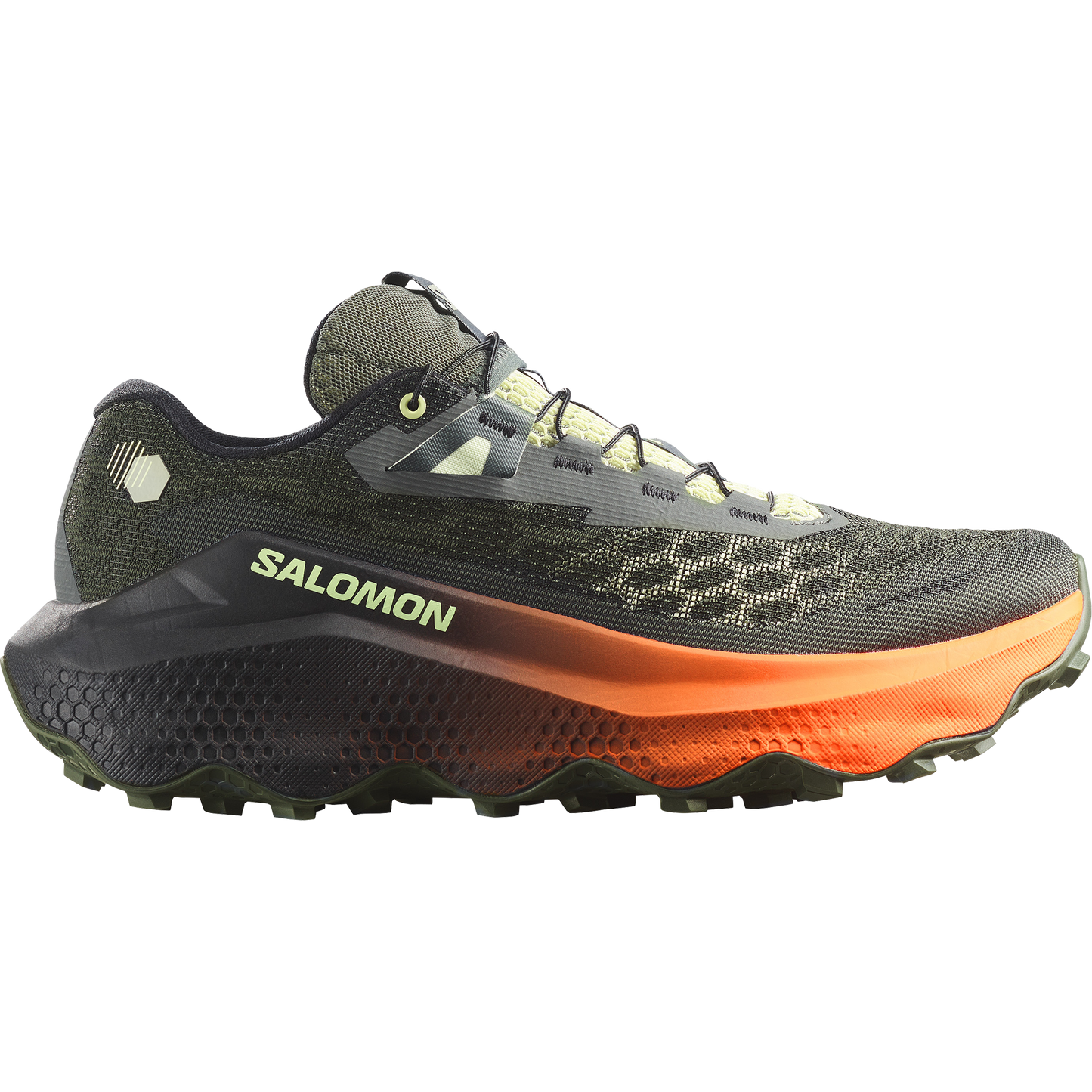 Salomon Ultra Glide 4 Men product view 1 — Urban Chic / Black / Lime Cream