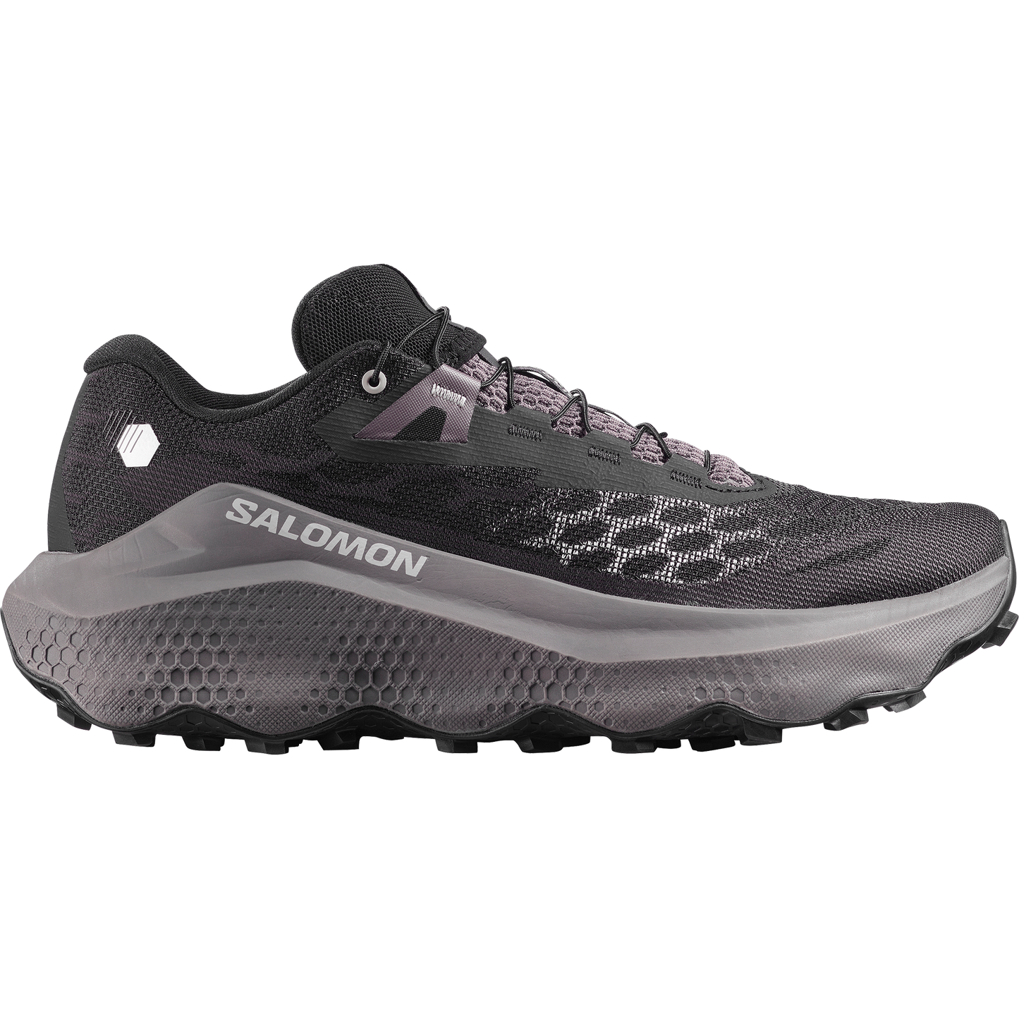 Salomon Ultra Glide 4 Men product view 1 — Black / Dark Gull Gray / Silver Cloud