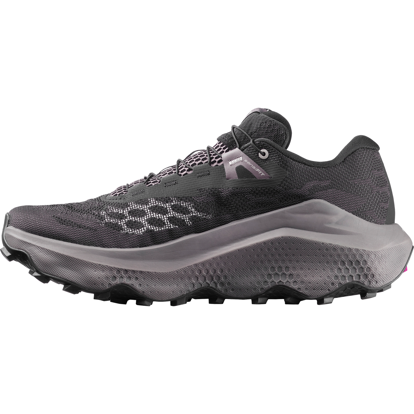 Salomon Ultra Glide 4 Men product view 3 — Black / Dark Gull Gray / Silver Cloud