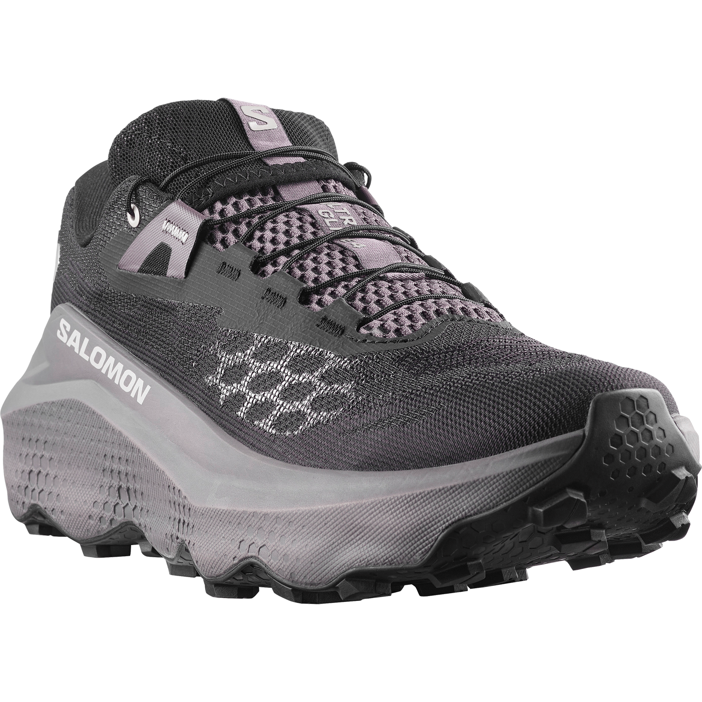 Salomon Ultra Glide 4 Men product view 4 — Black / Dark Gull Gray / Silver Cloud