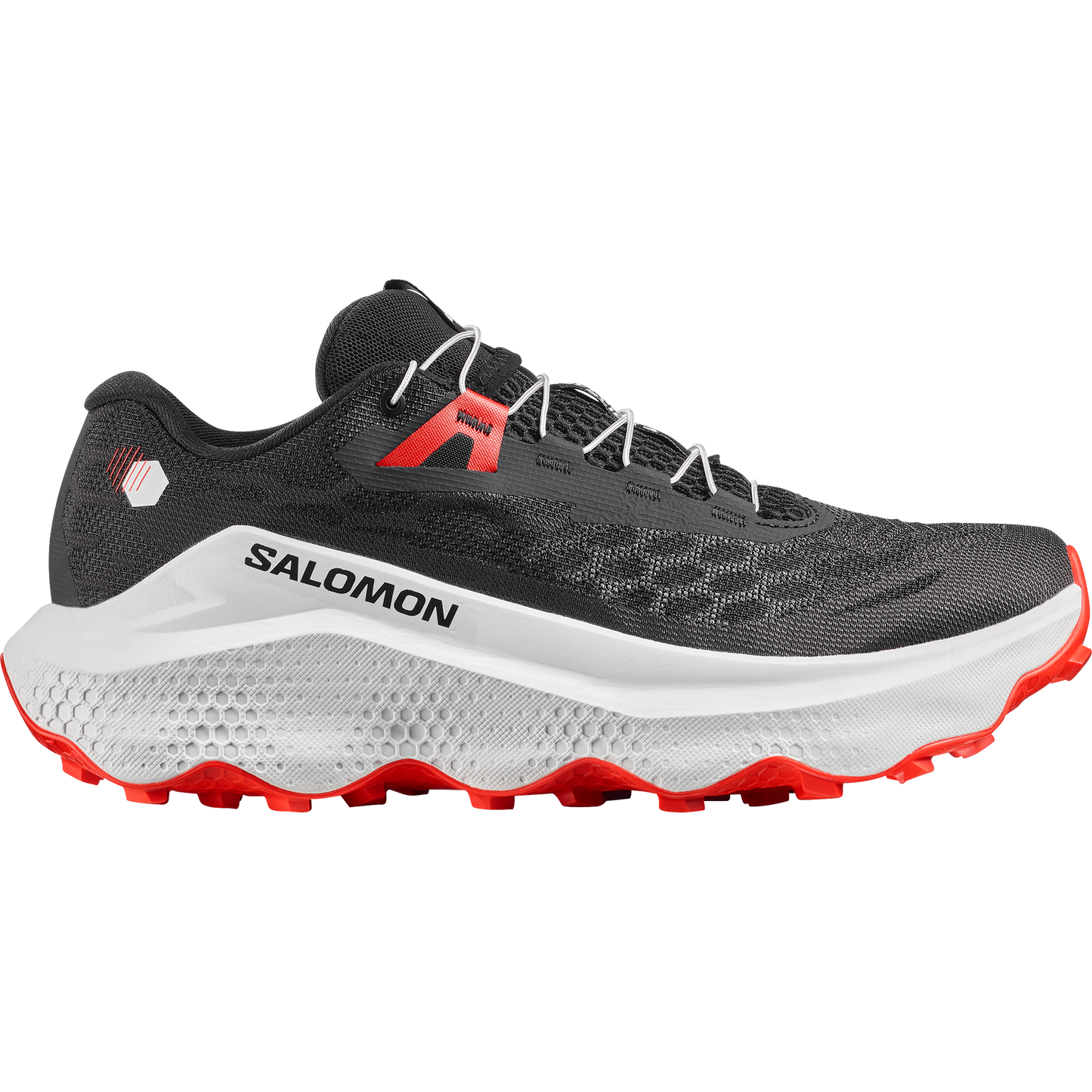 Salomon Ultra Glide 4 Men product view 1 — Black / White / Fiery Red