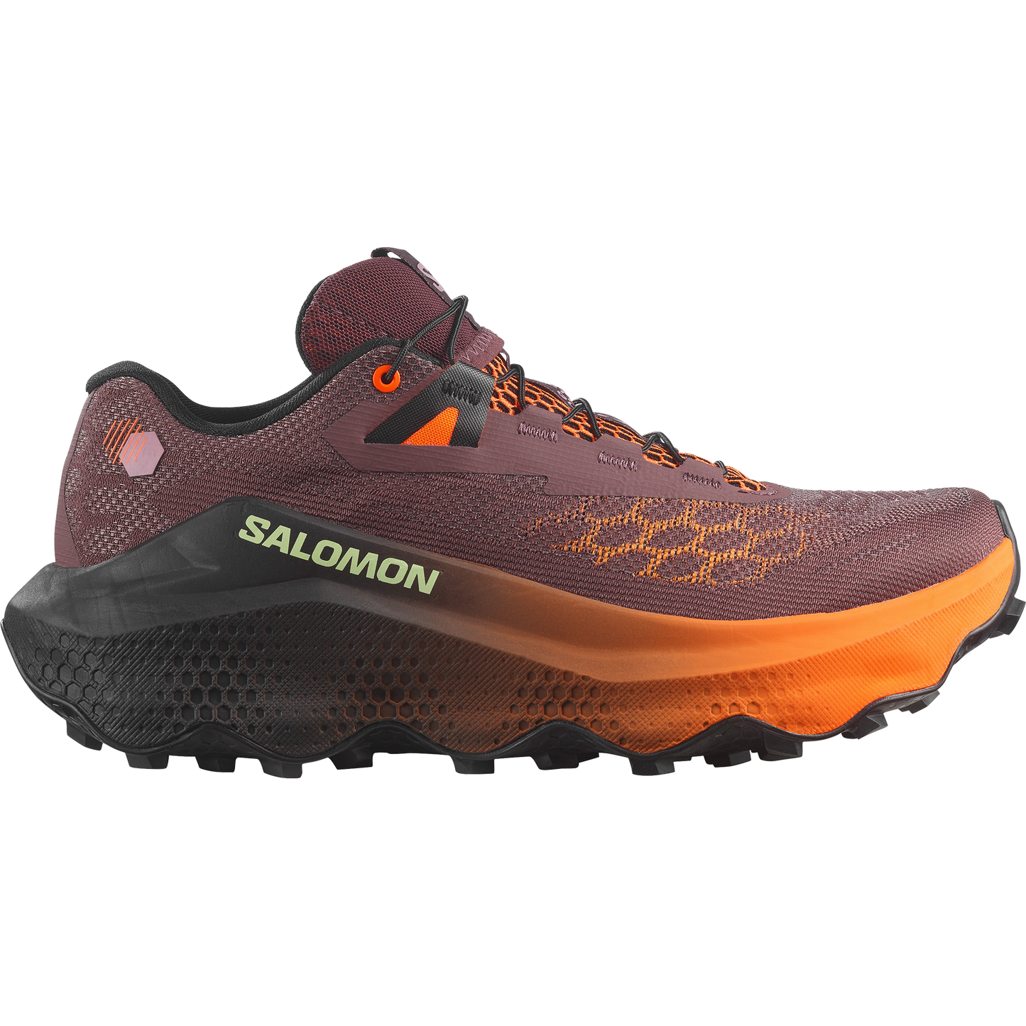 Salomon Ultra Glide 4 Women product view 1 — Huckleberry / Black / Red Orange