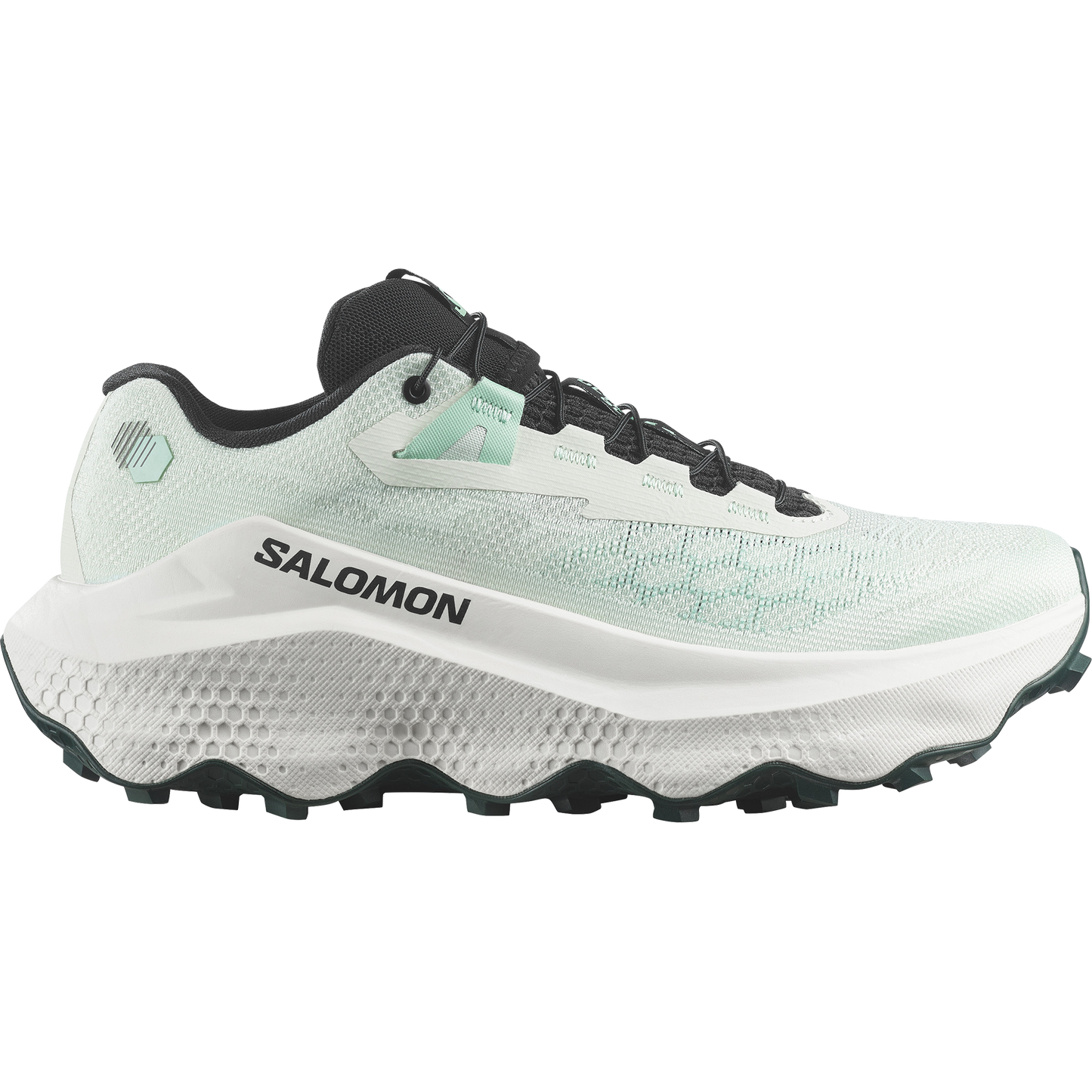 Salomon Ultra Glide 4 Women product view 1 — Clearly Aqua / Vanilla Ice / Lichen