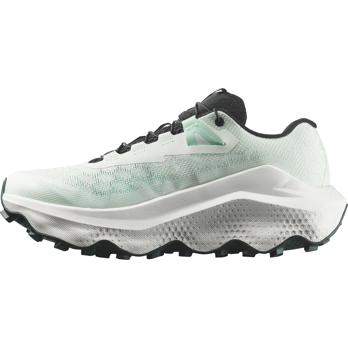 Salomon Ultra Glide 4 Women product view 3 — Clearly Aqua / Vanilla Ice / Lichen