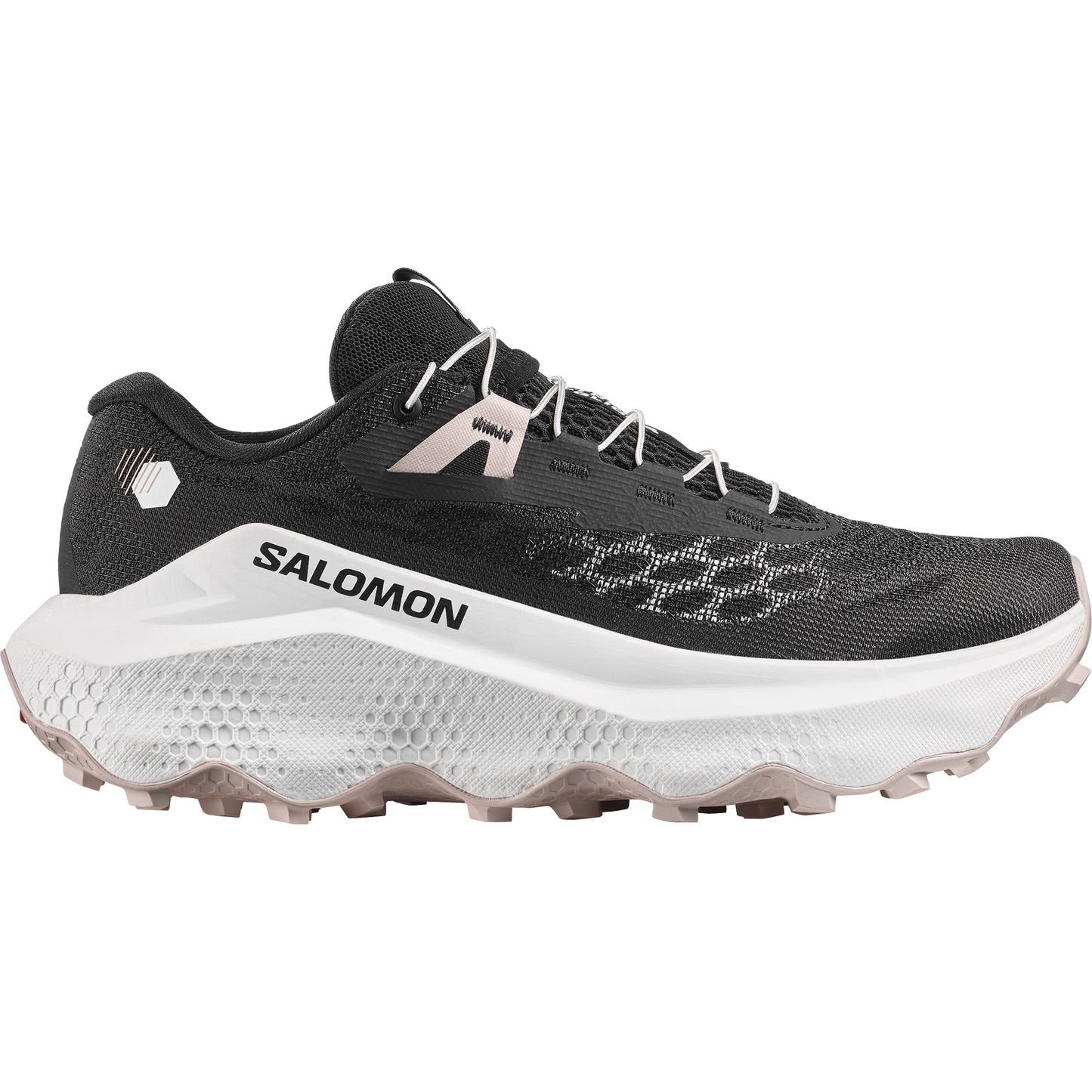 Salomon Ultra Glide 4 Women product view 1 — Black / White / Silver Cloud