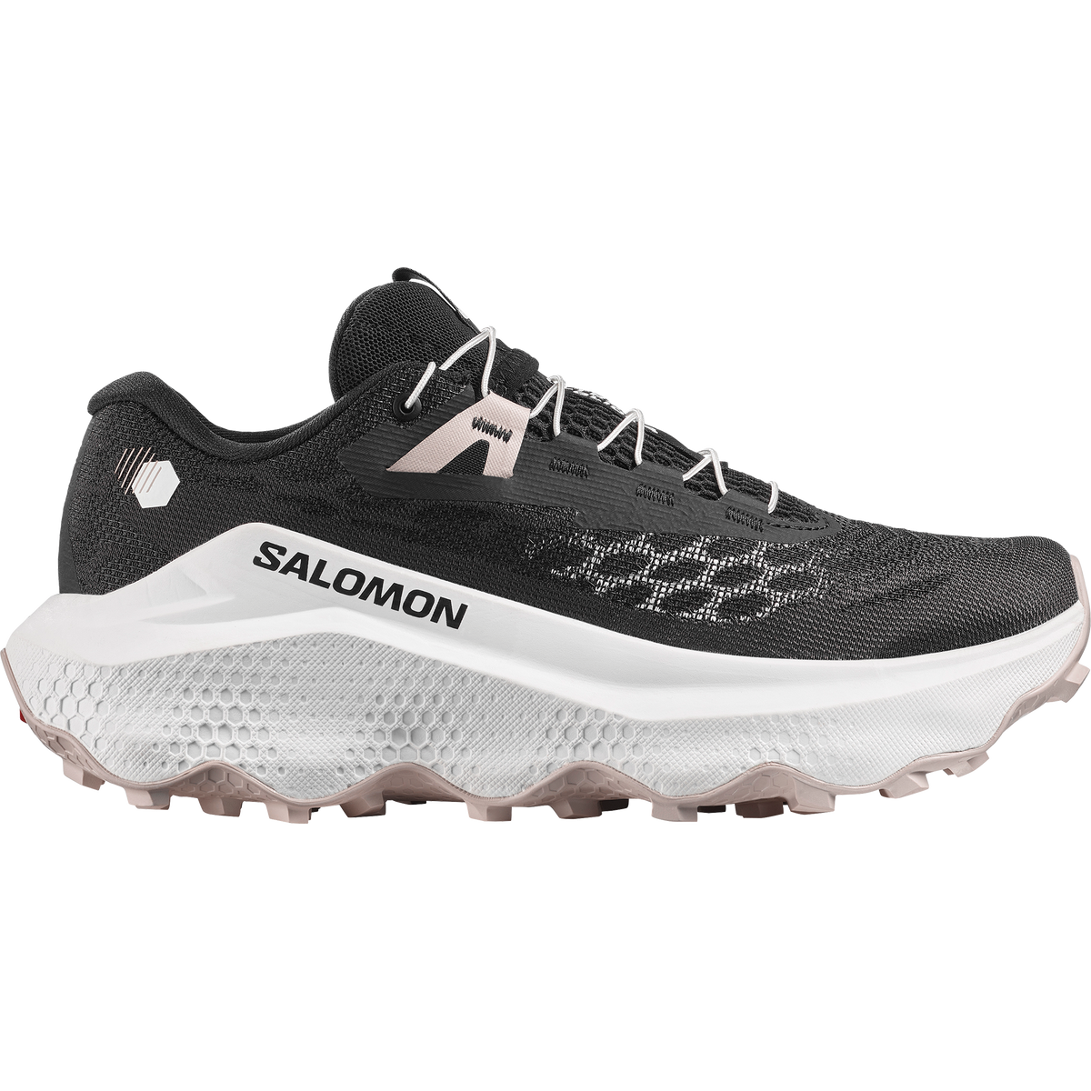 Salomon Ultra Glide 4 Women product view 1 — Black / White / Silver Cloud