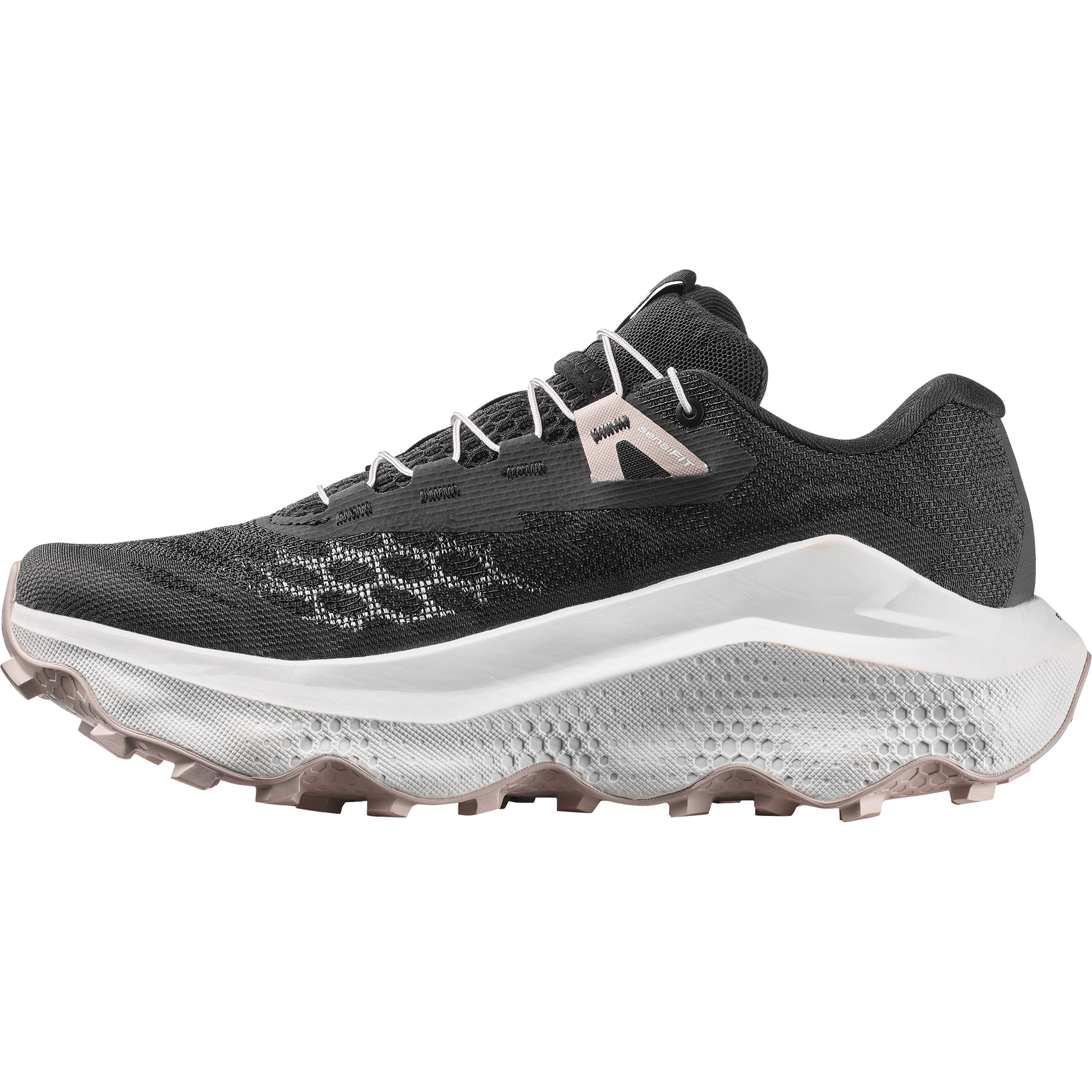 Salomon Ultra Glide 4 Women product view 3 — Black / White / Silver Cloud