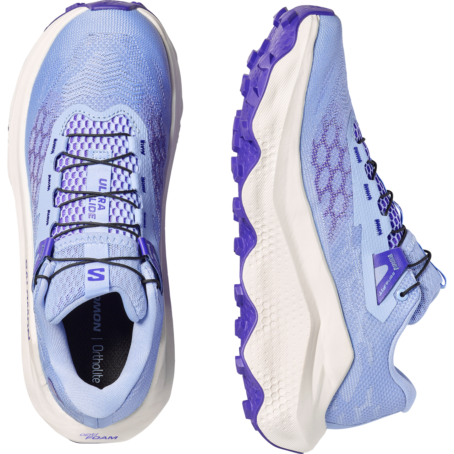 Salomon Ultra Glide 4 Women product view 2 — Brunnera Blue / Vanilla Ice / Deep Blue