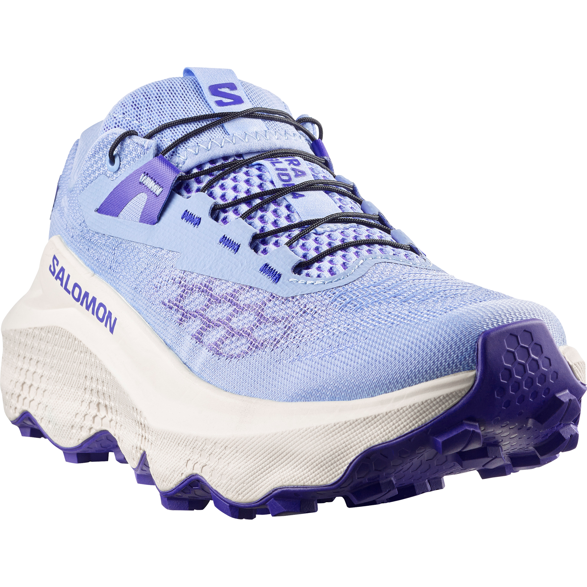 Salomon Ultra Glide 4 Women product view 4 — Brunnera Blue / Vanilla Ice / Deep Blue