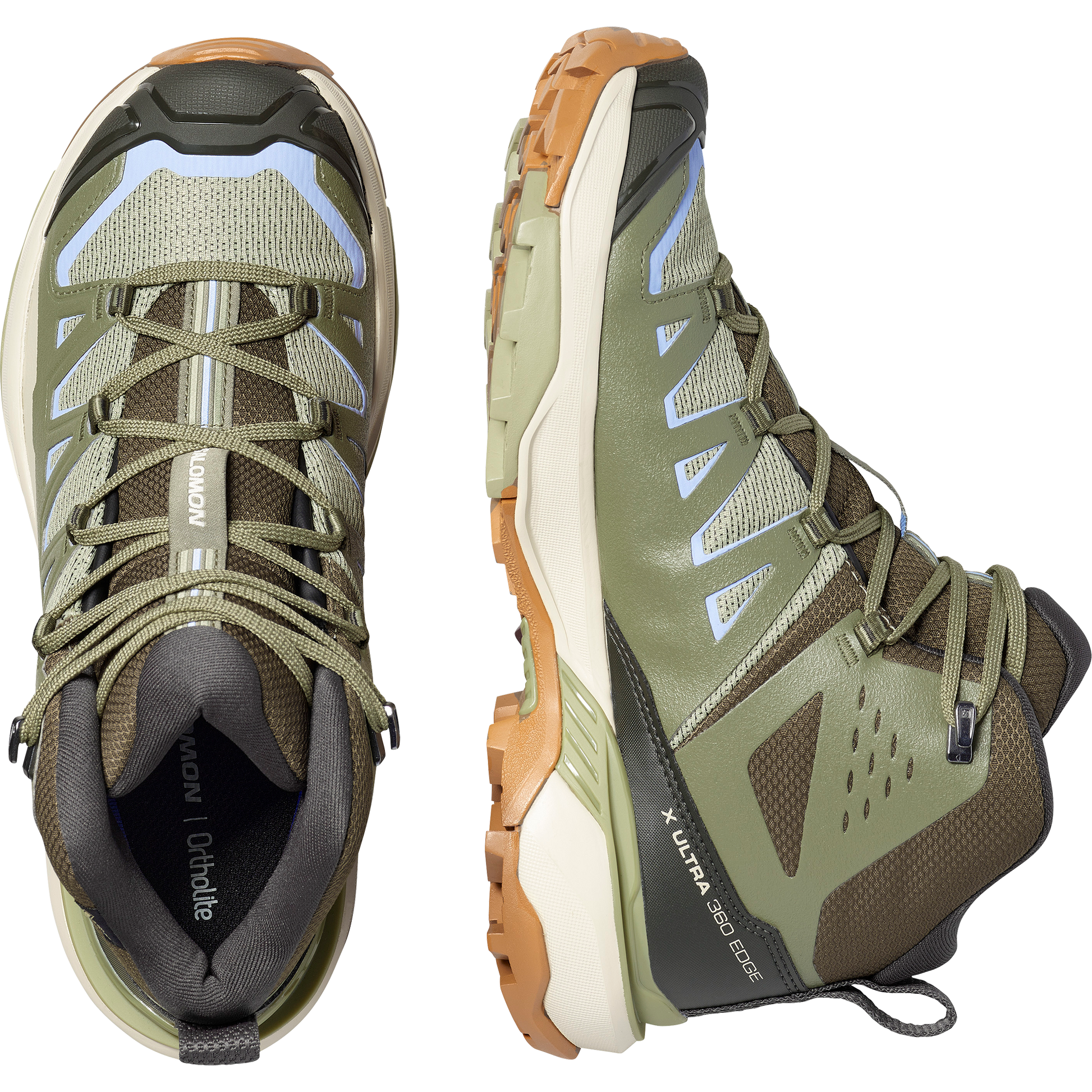Salomon X Ultra 360 Edge Mid GORE-TEX Women product view 2 — Olive