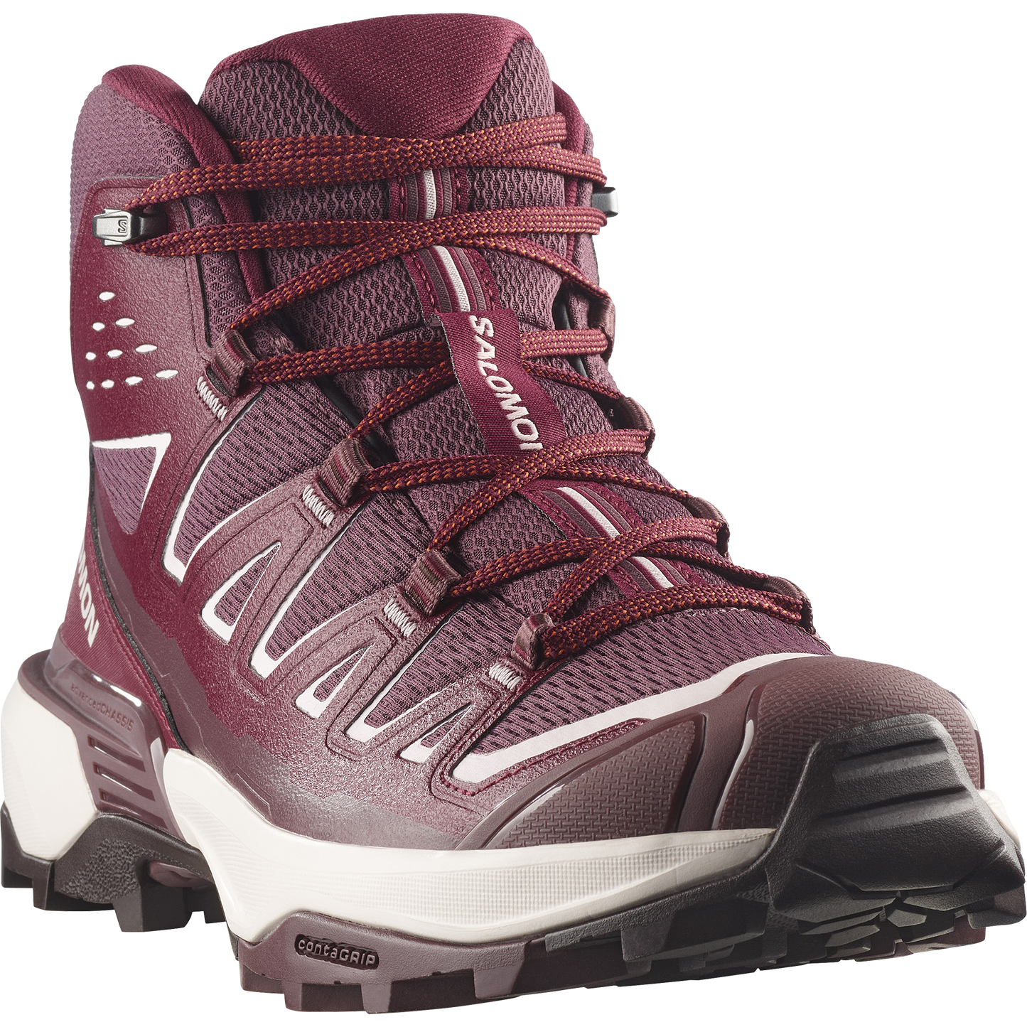 Salomon X Ultra 360 Edge Mid GORE-TEX Women product view 4 — Burgundy
