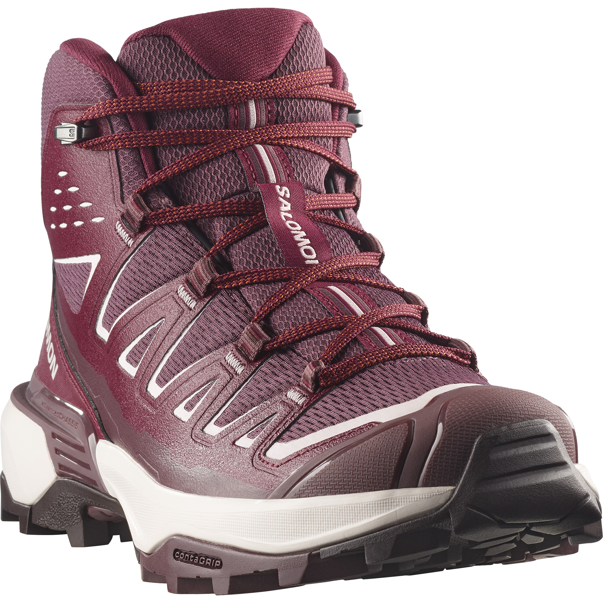 Salomon X Ultra 360 Edge Mid GORE-TEX Women product view 4 — Burgundy