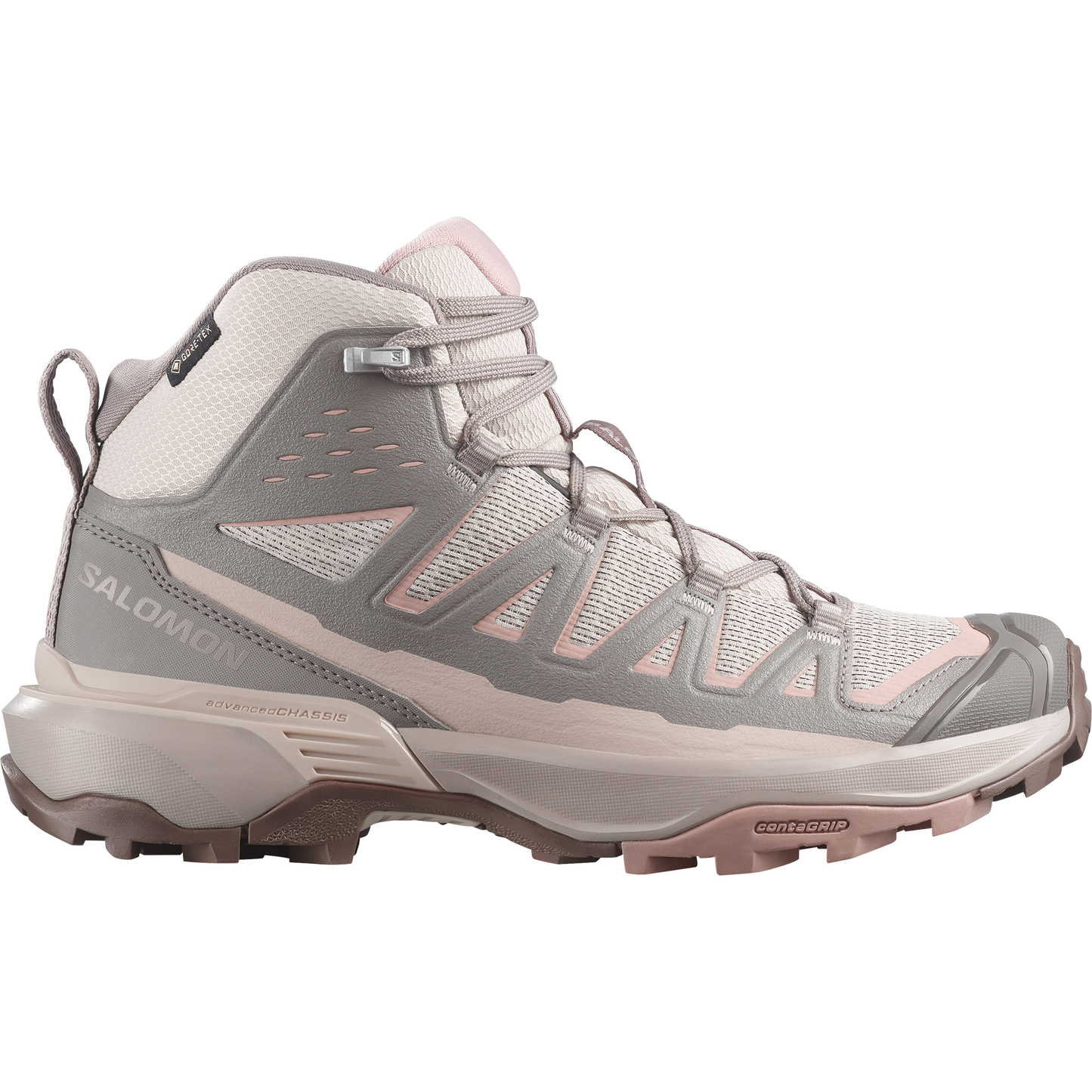 Salomon X Ultra 360 Edge Mid GORE-TEX Women product view 1 — Taupe