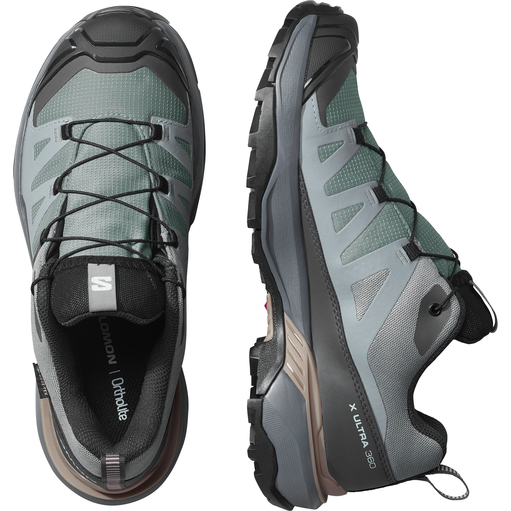Salomon X Ultra 360 GORE-TEX Women product view 2 — Olive