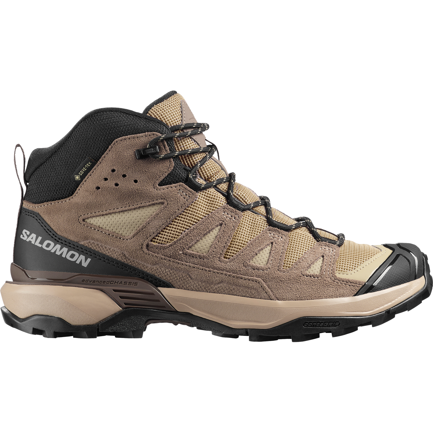 Salomon X Ultra 360 Leather Mid GORE-TEX Men - View 1 - Beige