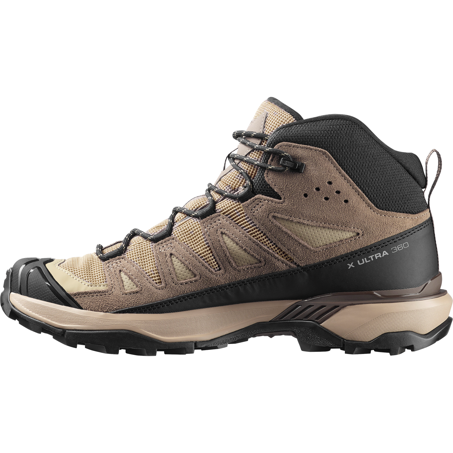 Salomon X Ultra 360 Leather Mid GORE-TEX Men - View 3 - Beige