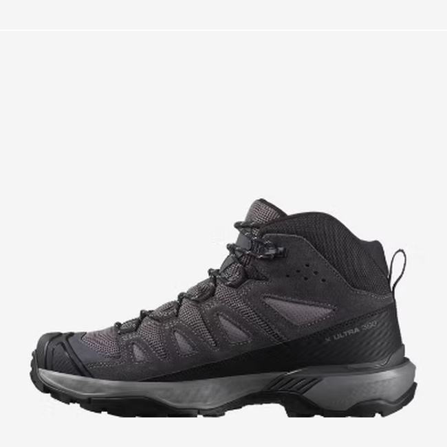 Salomon X Ultra 360 Leather Mid GORE-TEX Women - Gray - alternate angle