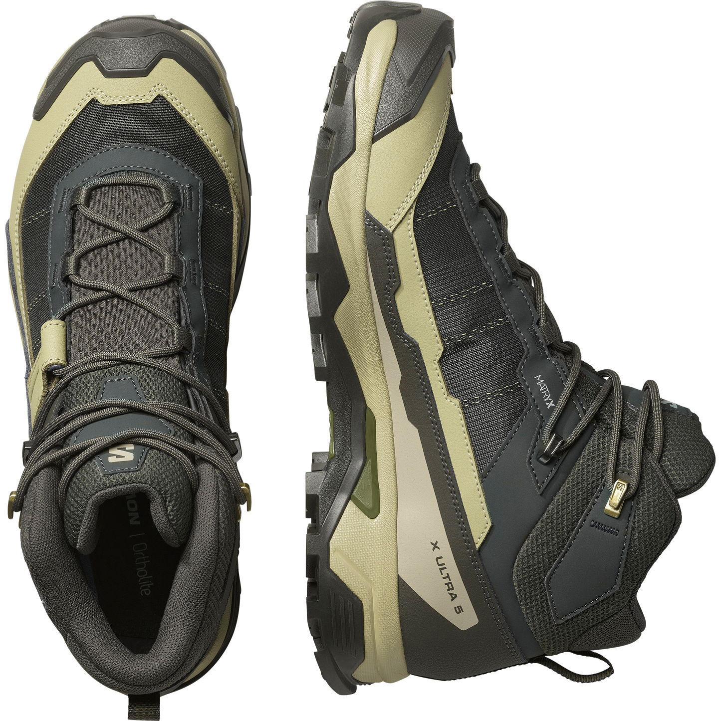 Salomon X Ultra 5 Mid GORE-TEX Men - View 2 - Green
