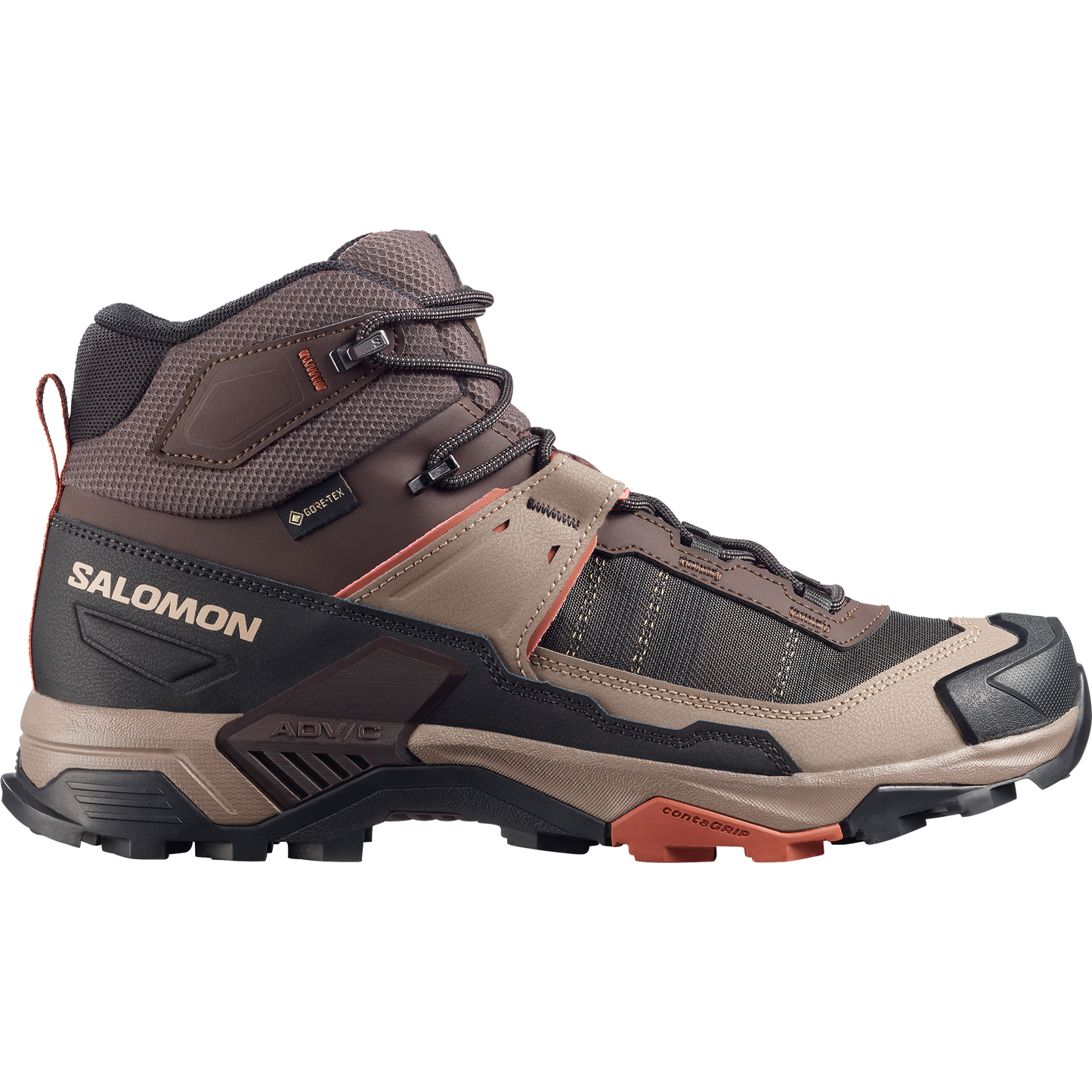 Salomon X Ultra 5 Mid GORE-TEX Men - View 1 - Brown