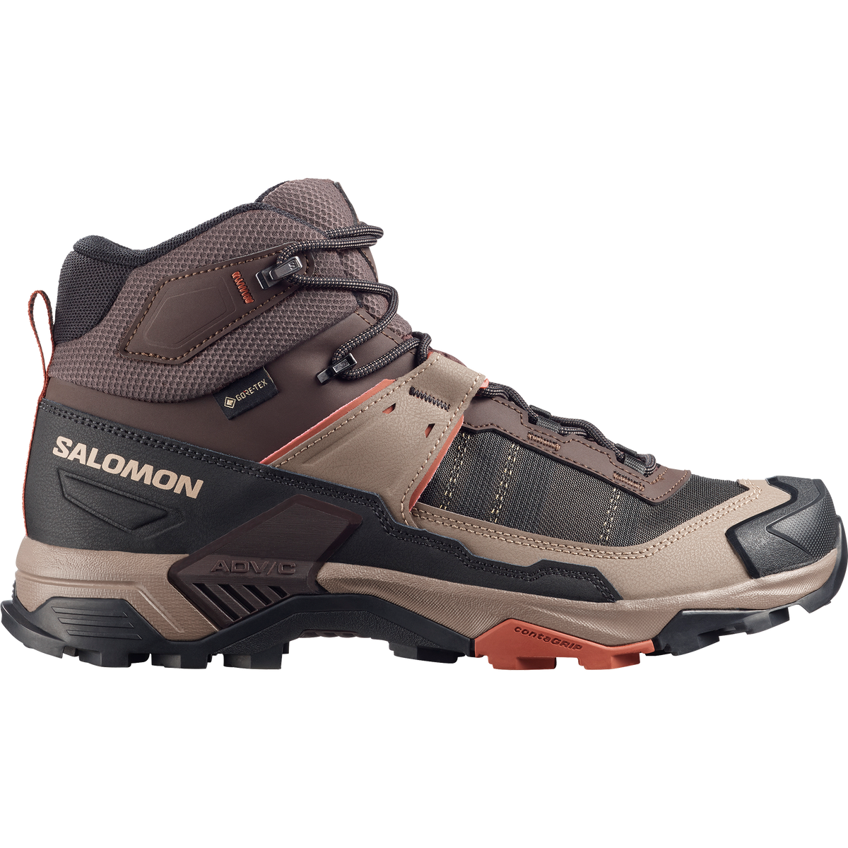 Salomon X Ultra 5 Mid GORE-TEX Men - View 1 - Brown