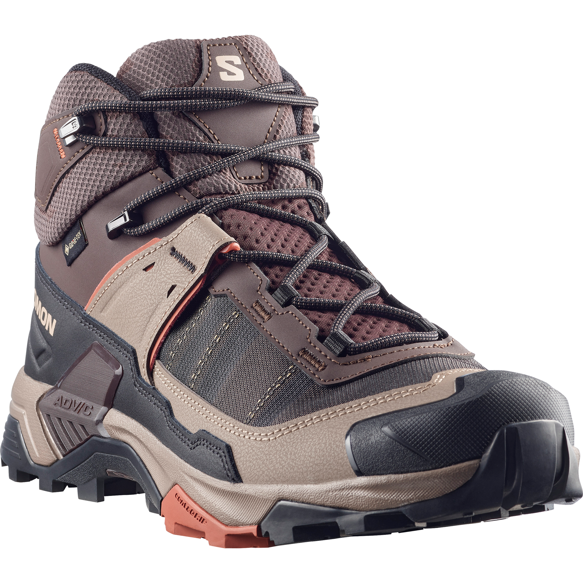 Salomon X Ultra 5 Mid GORE-TEX Men - View 4 - Brown