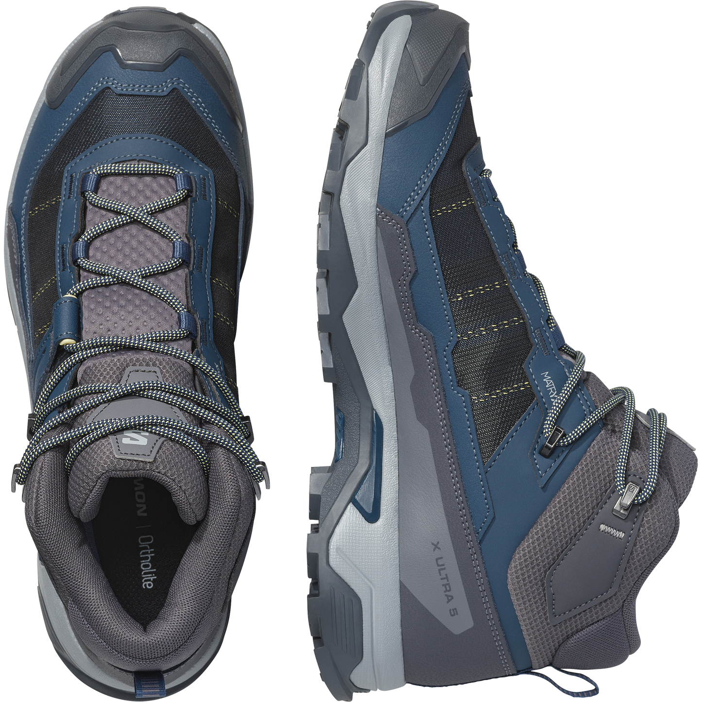 Salomon X Ultra 5 Mid GORE-TEX Men - View 2 - Gray