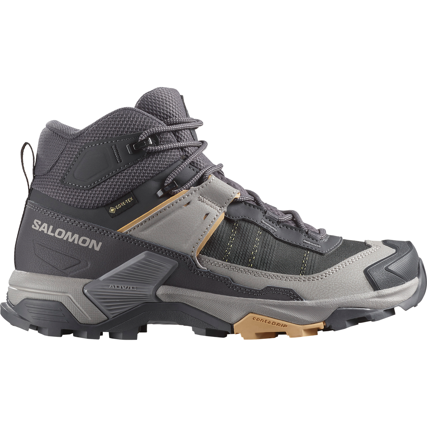 Salomon X Ultra 5 Mid GORE-TEX Women - View 1 - Gray