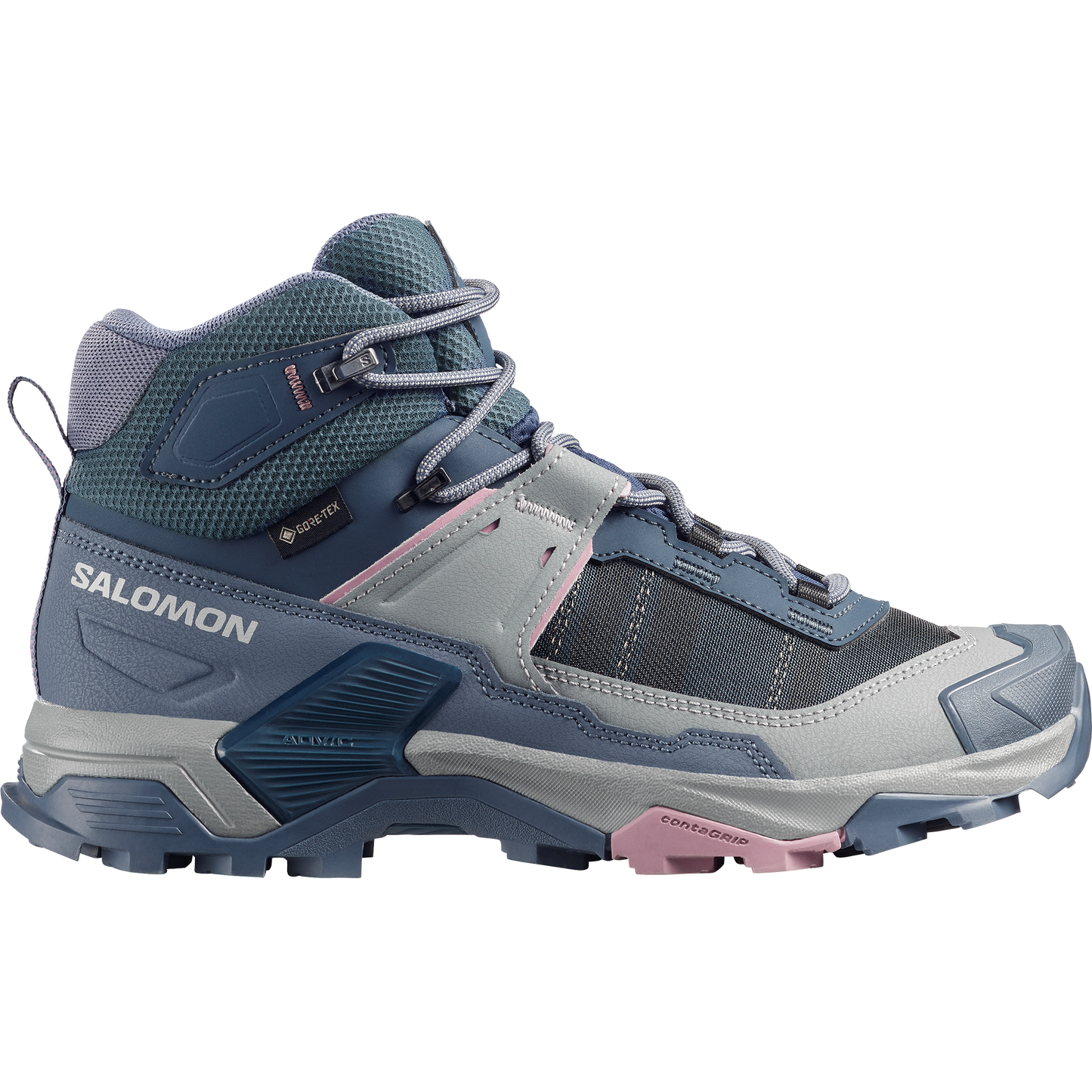 Salomon X Ultra 5 Mid GORE-TEX Women - View 1 - Blue