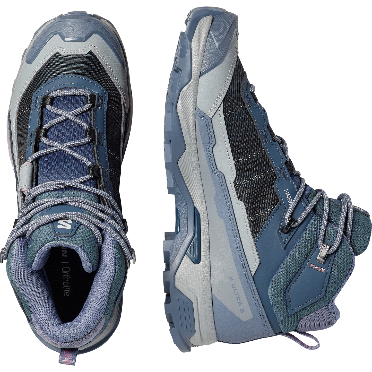 Salomon X Ultra 5 Mid GORE-TEX Women - View 2 - Blue