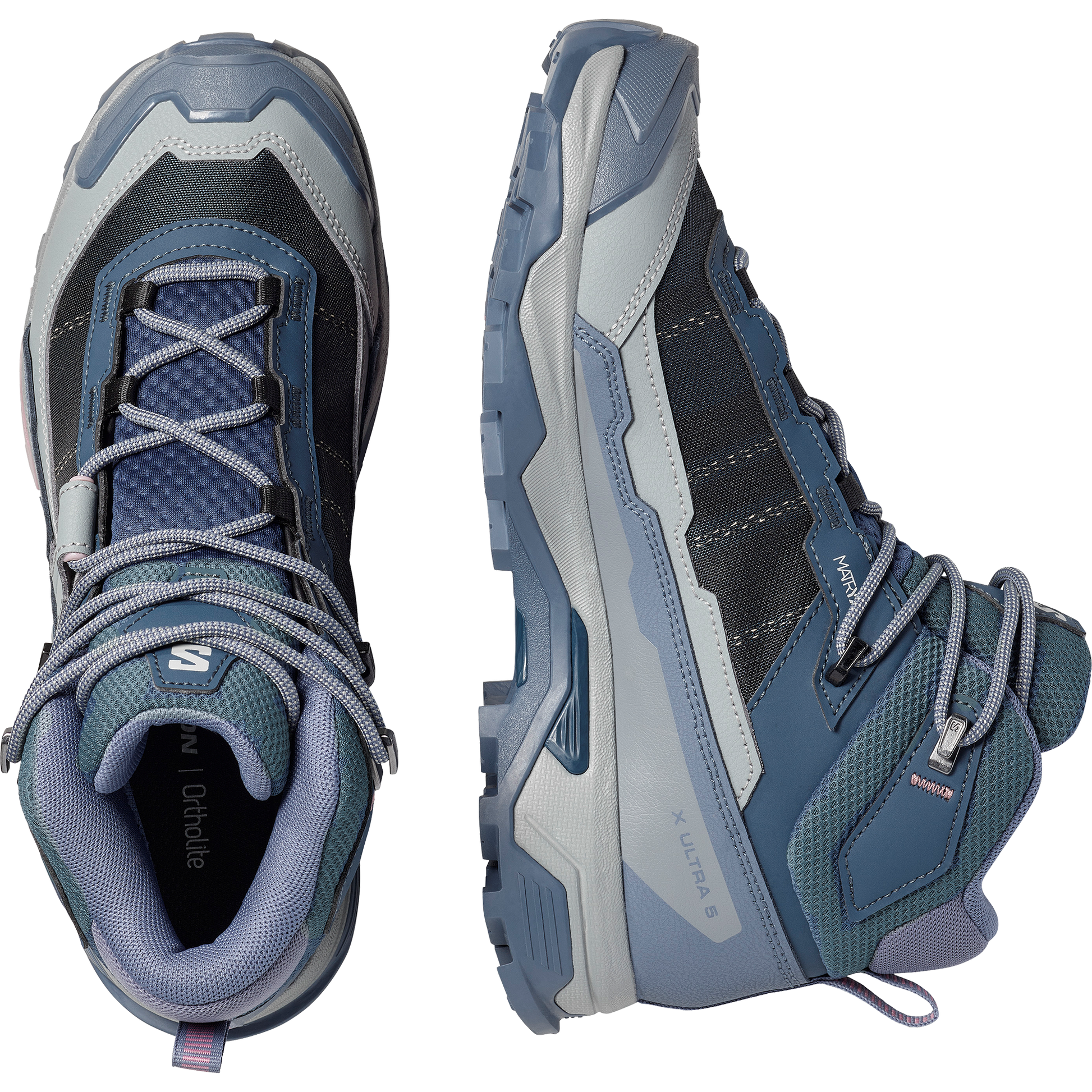 Salomon X Ultra 5 Mid GORE-TEX Women - View 2 - Blue