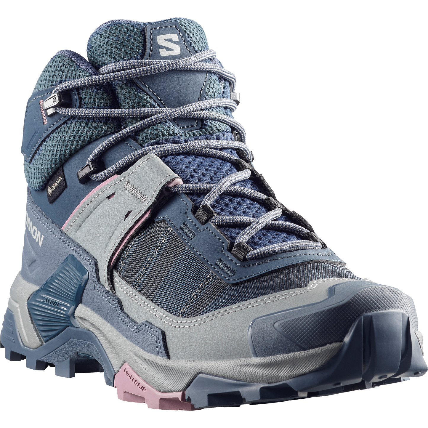 Salomon X Ultra 5 Mid GORE-TEX Women - View 4 - Blue
