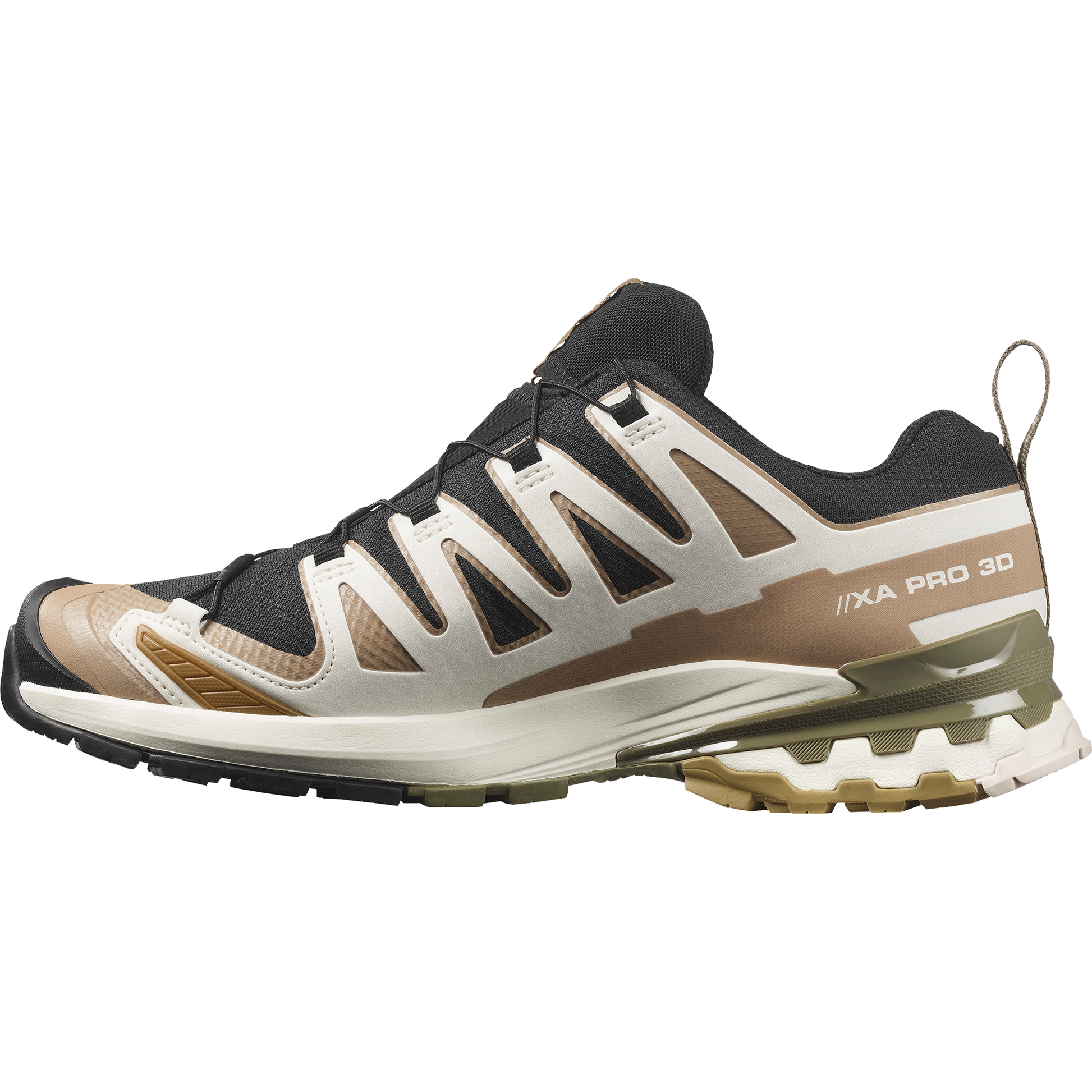 Salomon XA Pro 3D V9 GORE-TEX Men product view 3 — Black / Kelp / Vanilla Ice