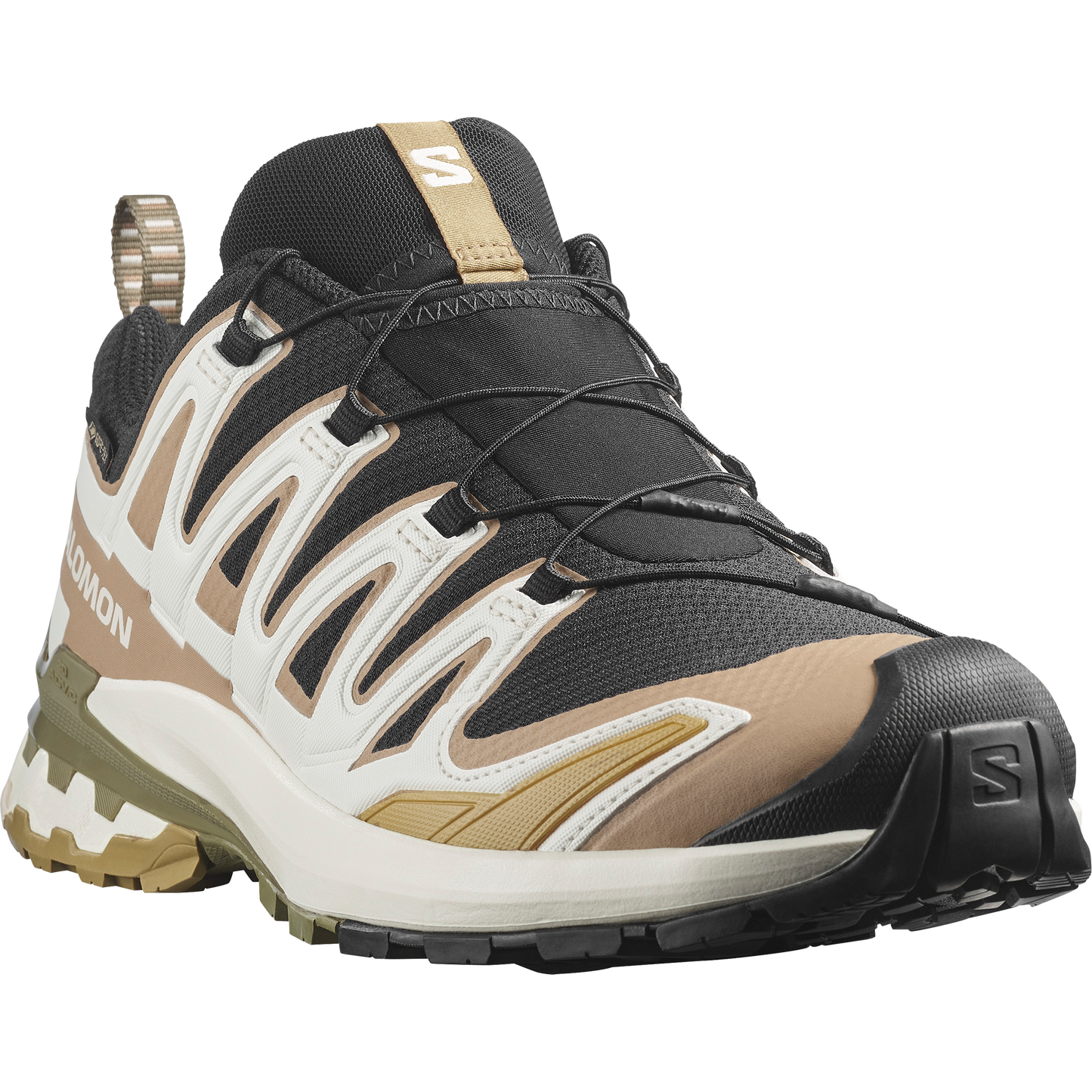 Salomon XA Pro 3D V9 GORE-TEX Men product view 4 — Black / Kelp / Vanilla Ice