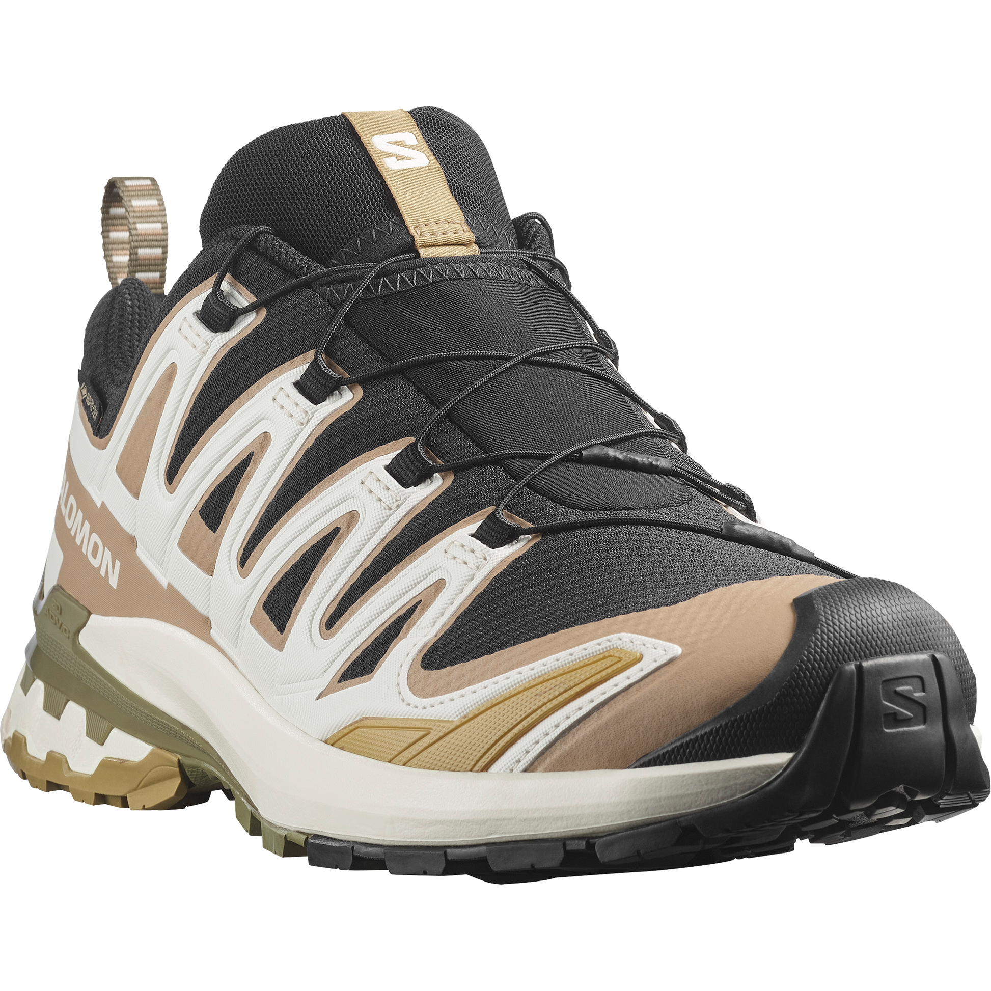 Salomon XA Pro 3D V9 GORE-TEX Men product view 4 — Black / Kelp / Vanilla Ice