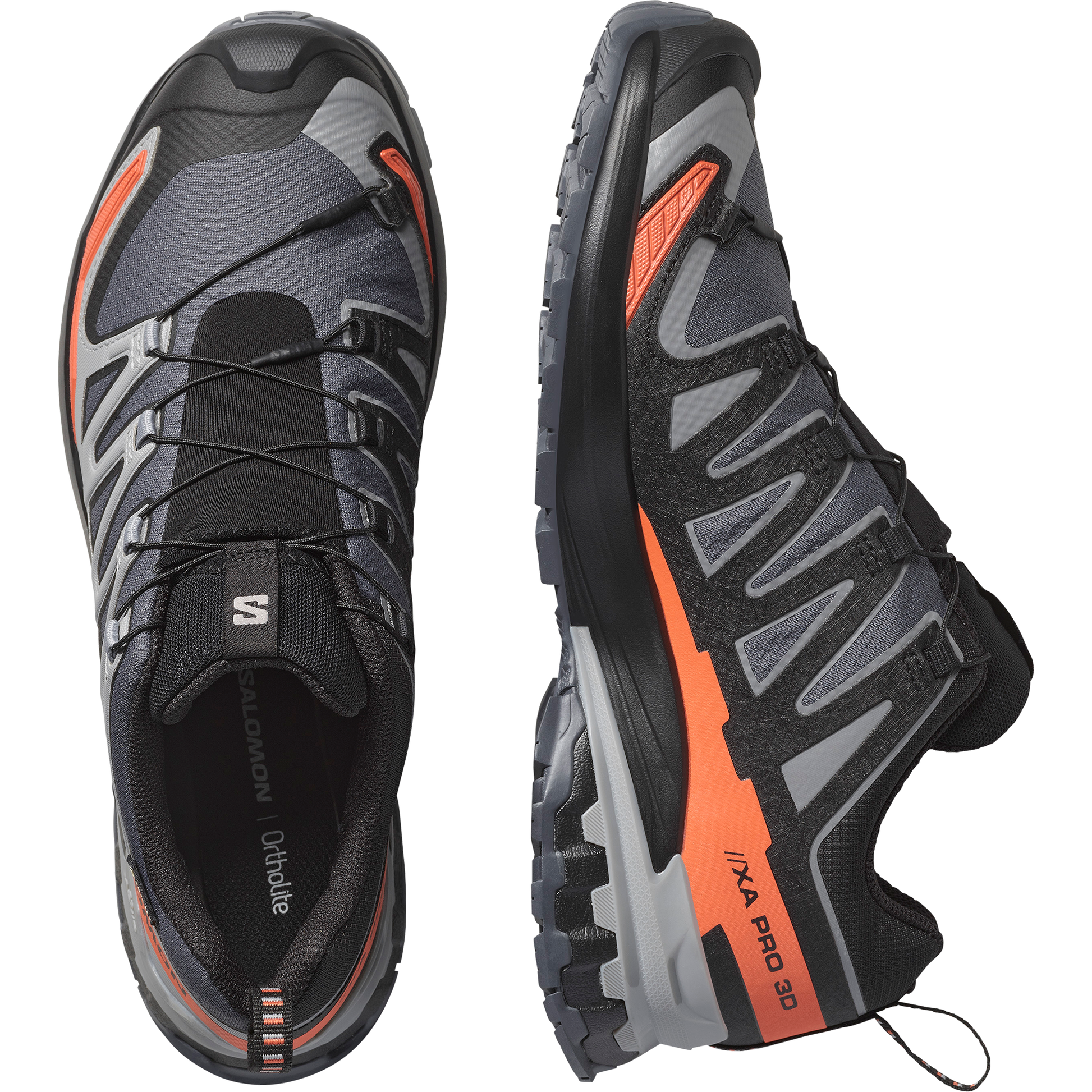 Salomon XA Pro 3D V9 GORE-TEX Men product view 2 — Turbulence / Black / Burnt Ochre