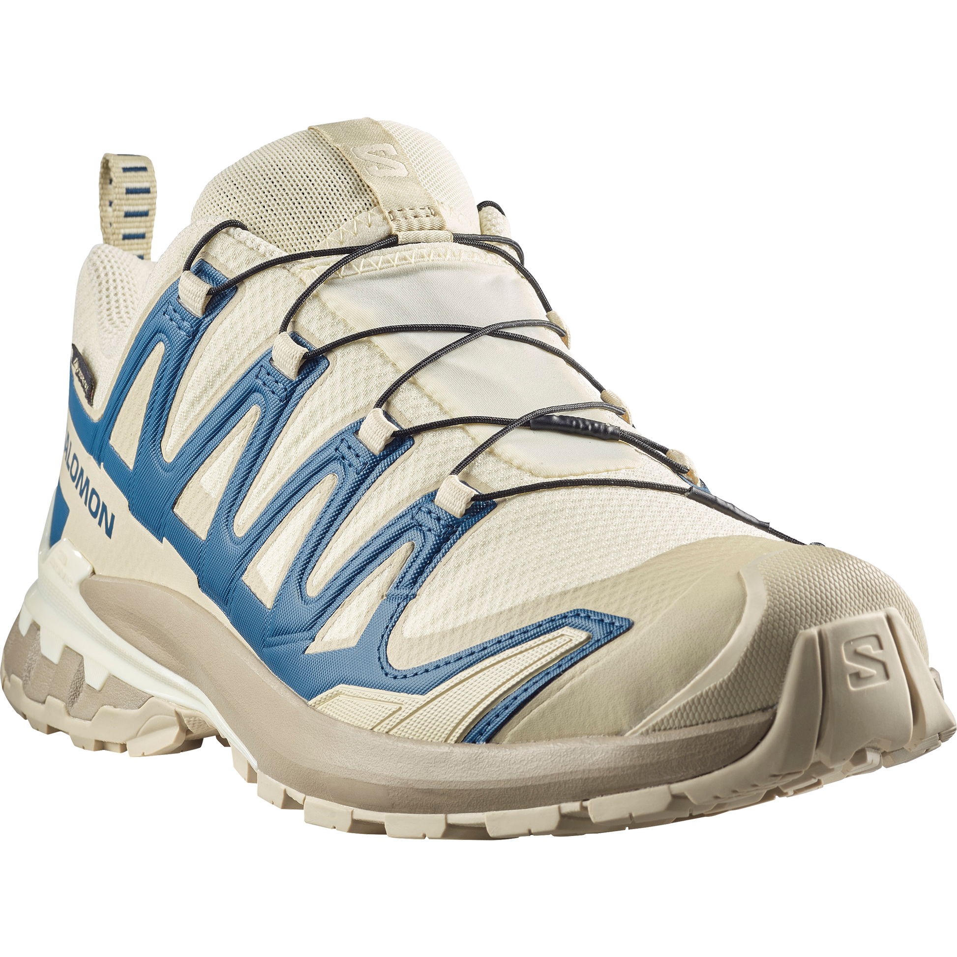 Salomon XA Pro 3D V9 GORE-TEX Men product view 4 — Transparent Yellow / Gibraltar Sea / Bog