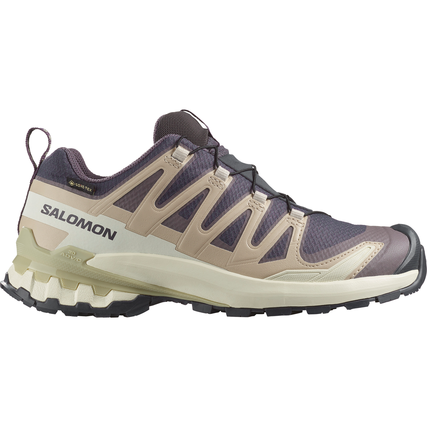 Salomon XA Pro 3D V9 GORE-TEX Women product view 1 — Nine Iron / Oxford Tan / Alfalfa