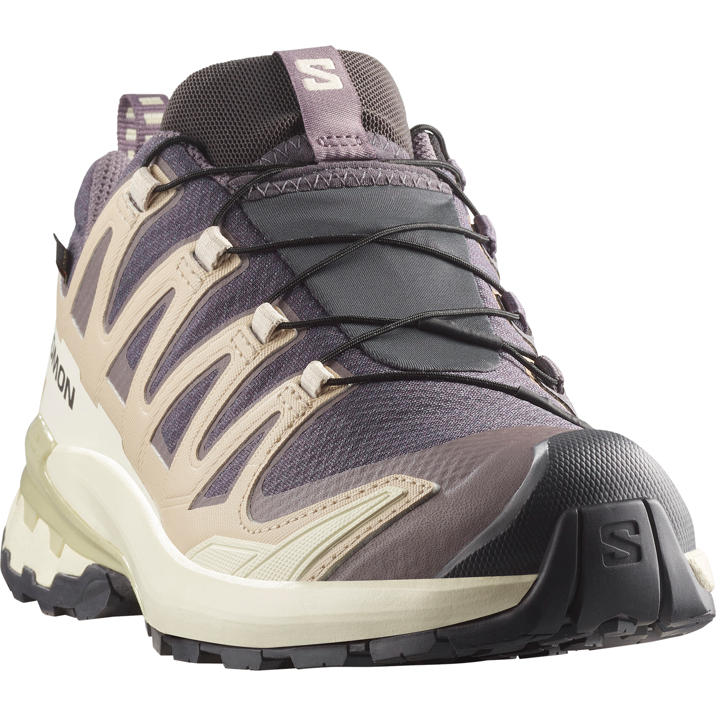 Salomon XA Pro 3D V9 GORE-TEX Women product view 3 — Nine Iron / Oxford Tan / Alfalfa