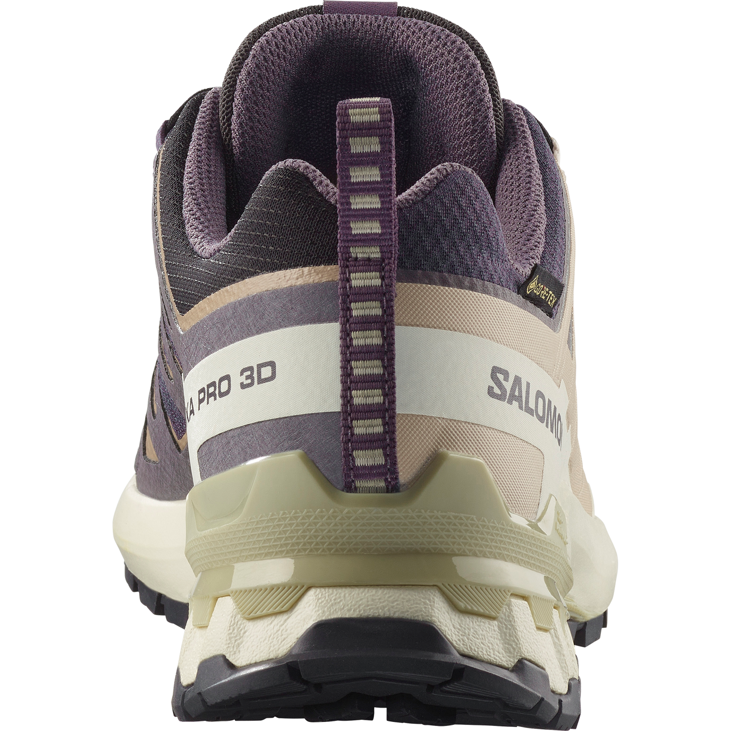 Salomon XA Pro 3D V9 GORE-TEX Women product view 4 — Nine Iron / Oxford Tan / Alfalfa