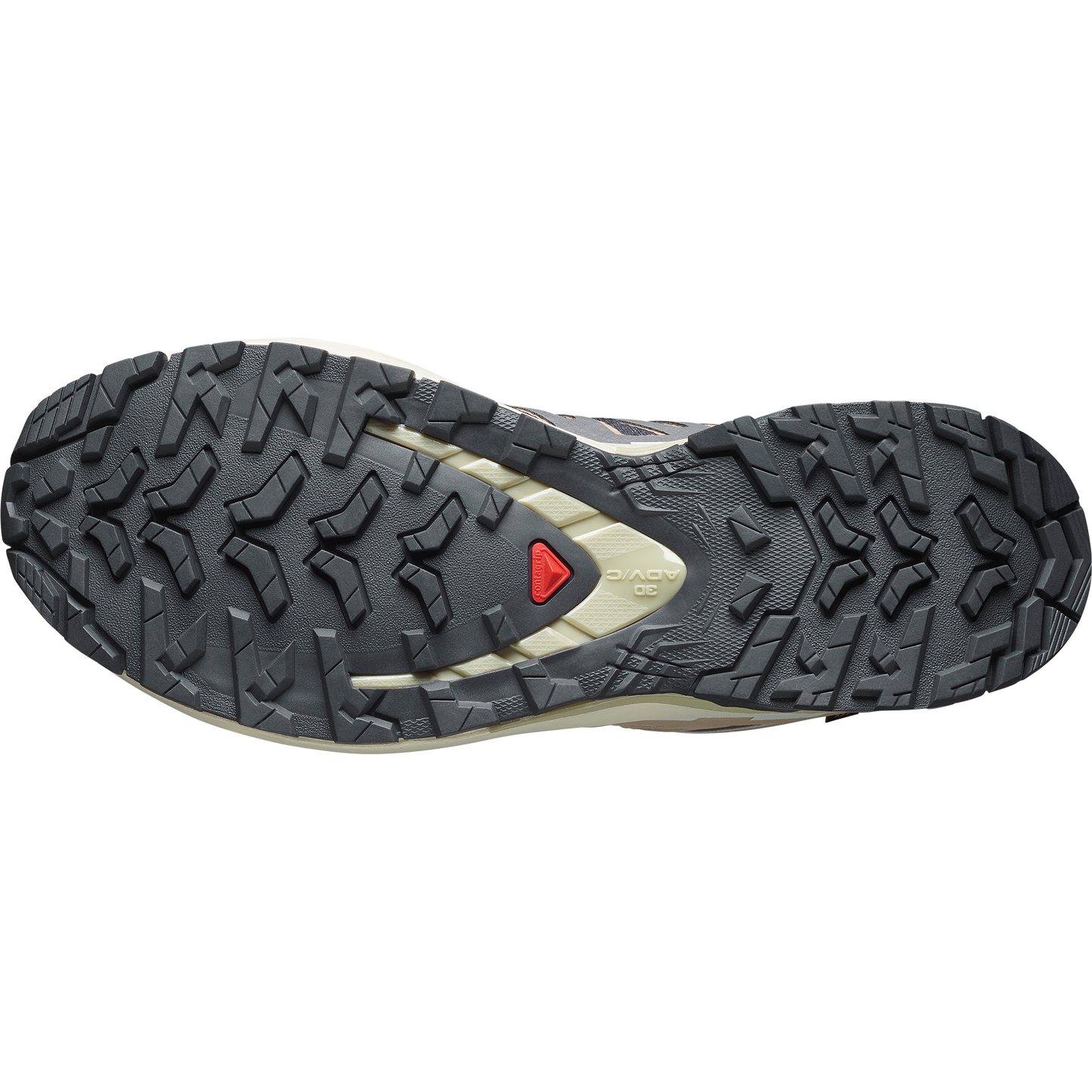 Salomon XA Pro 3D V9 GORE-TEX Women product view 5 — Nine Iron / Oxford Tan / Alfalfa