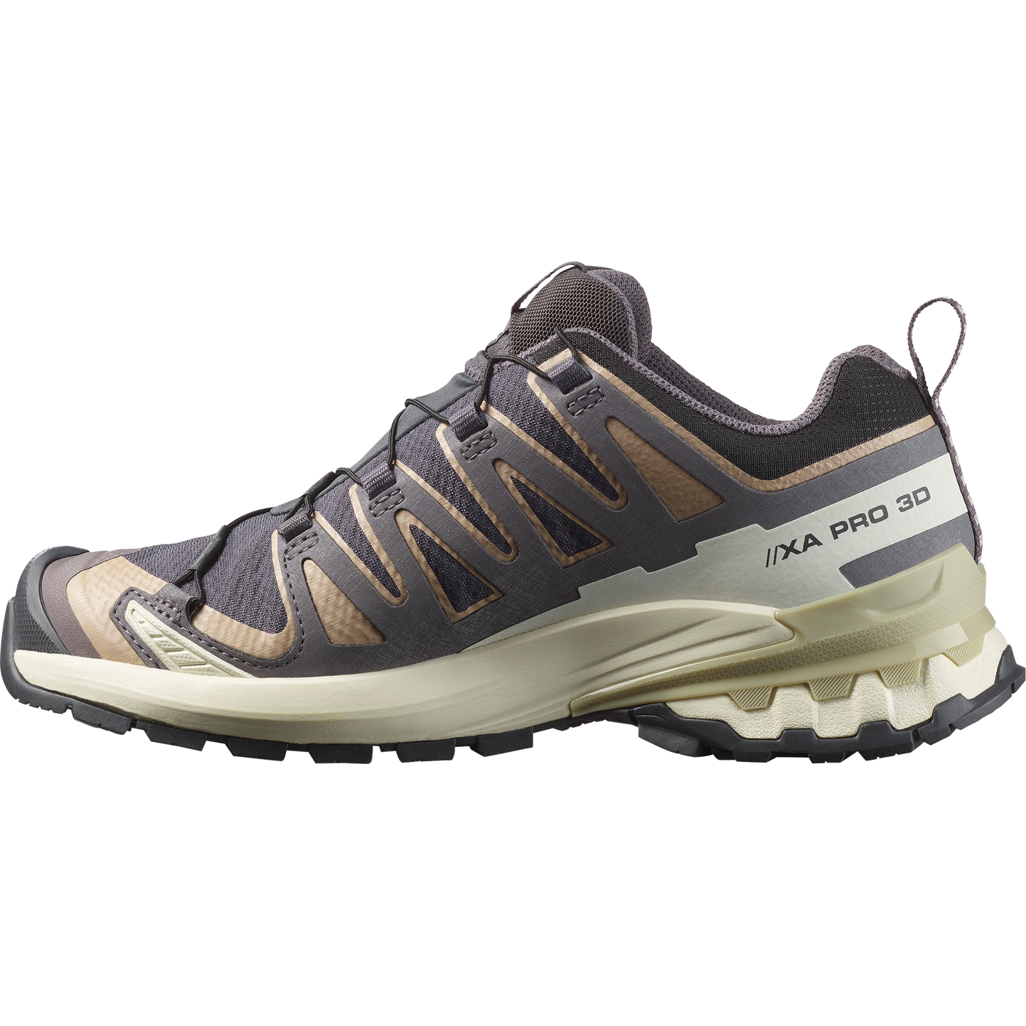 Salomon XA Pro 3D V9 GORE-TEX Women product view 6 — Nine Iron / Oxford Tan / Alfalfa