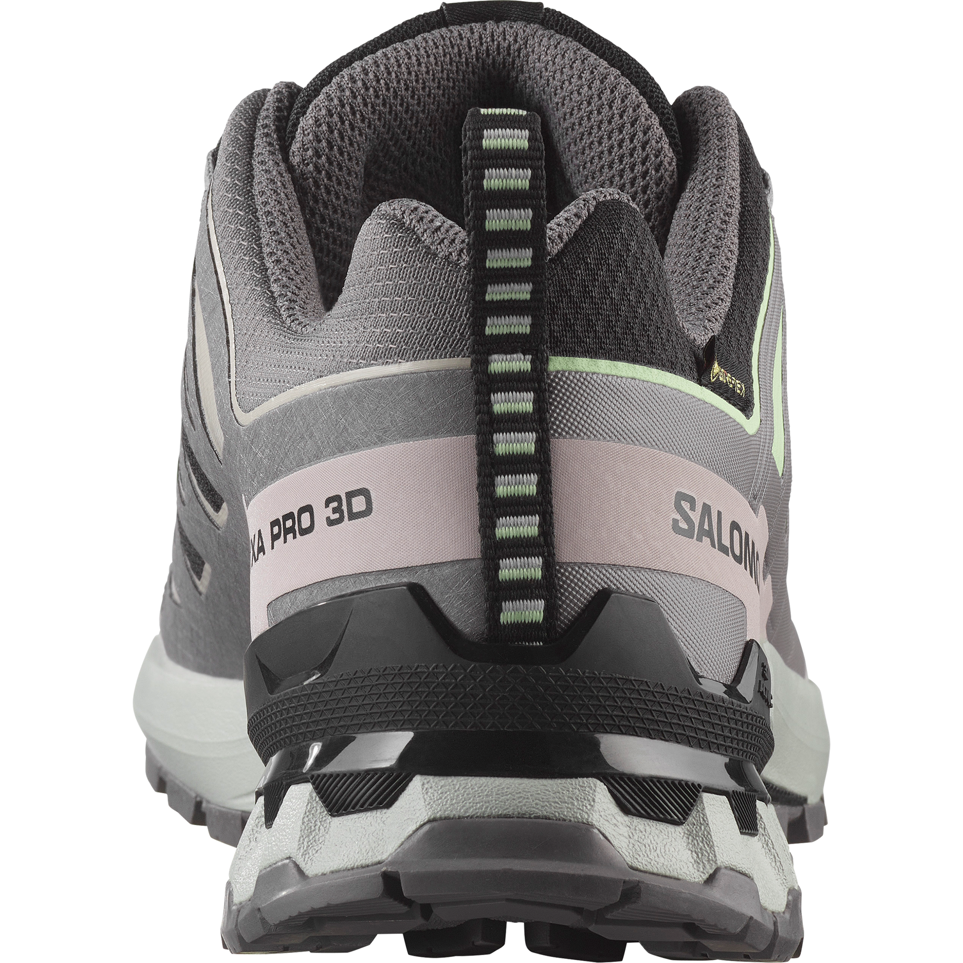 Salomon XA Pro 3D V9 GORE-TEX Women product view 5 — Black / Patina Green / Gray Violet