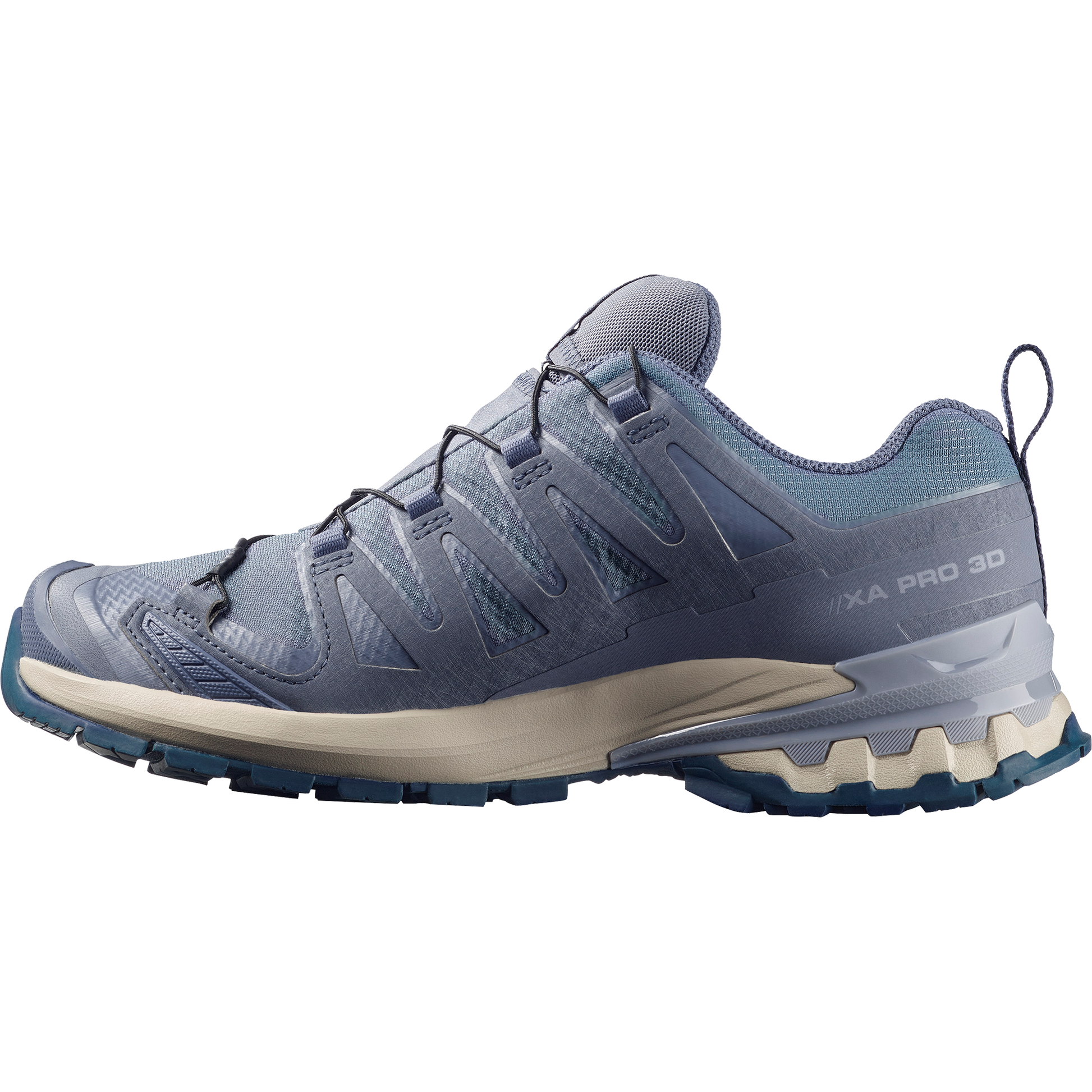 Salomon XA Pro 3D V9 GORE-TEX Women product view 3 — Grisaille / Tradewinds / Spellbound