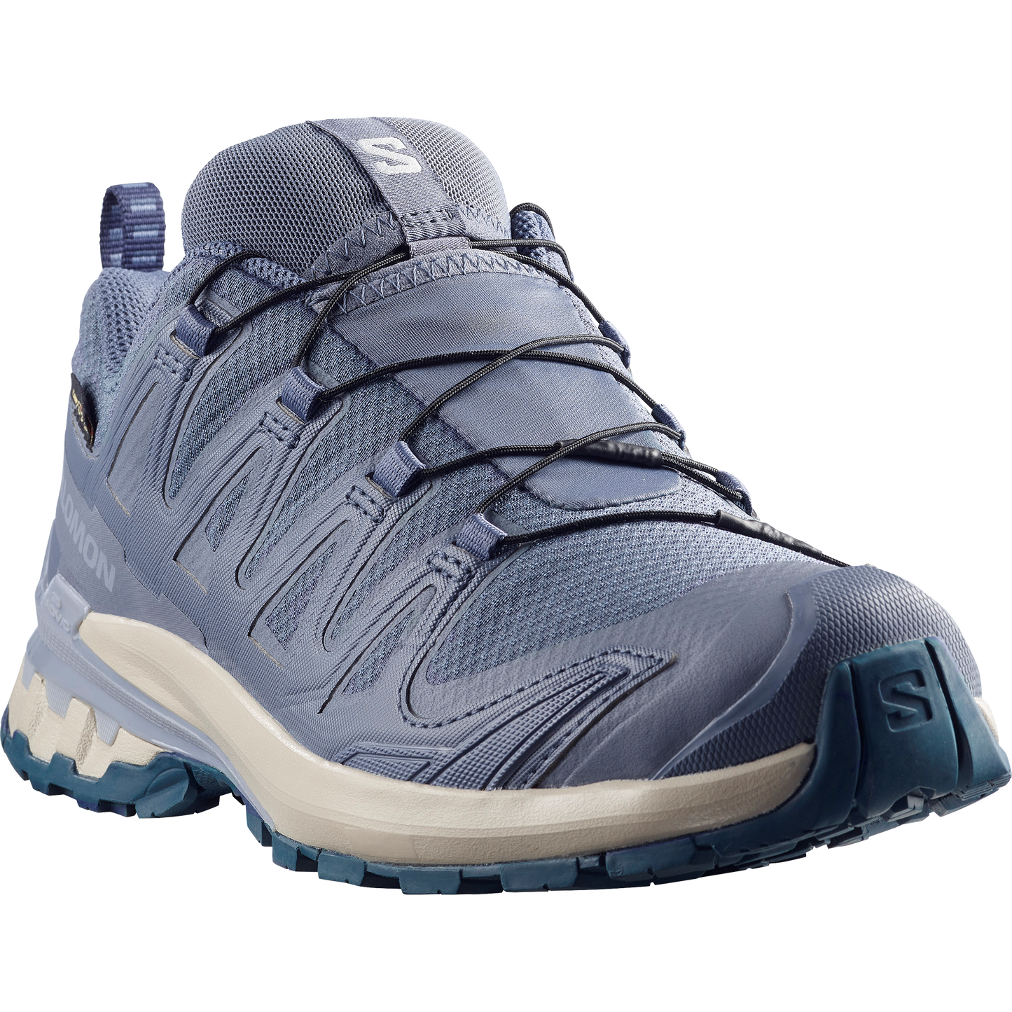 Salomon XA Pro 3D V9 GORE-TEX Women product view 4 — Grisaille / Tradewinds / Spellbound