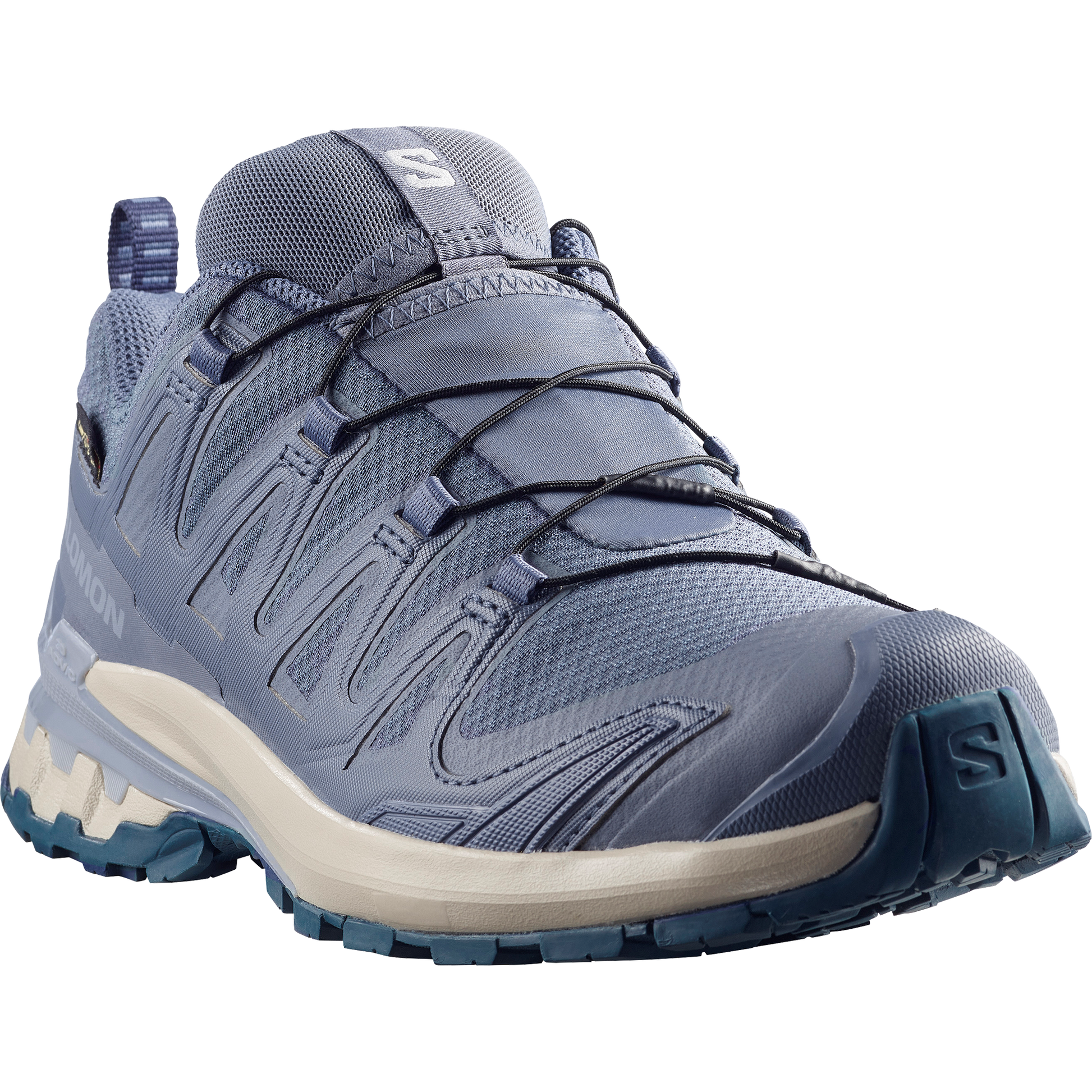Salomon XA Pro 3D V9 GORE-TEX Women product view 4 — Grisaille / Tradewinds / Spellbound